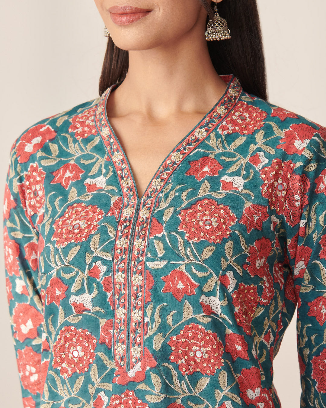Zahira Farah Sanganeri Kurta