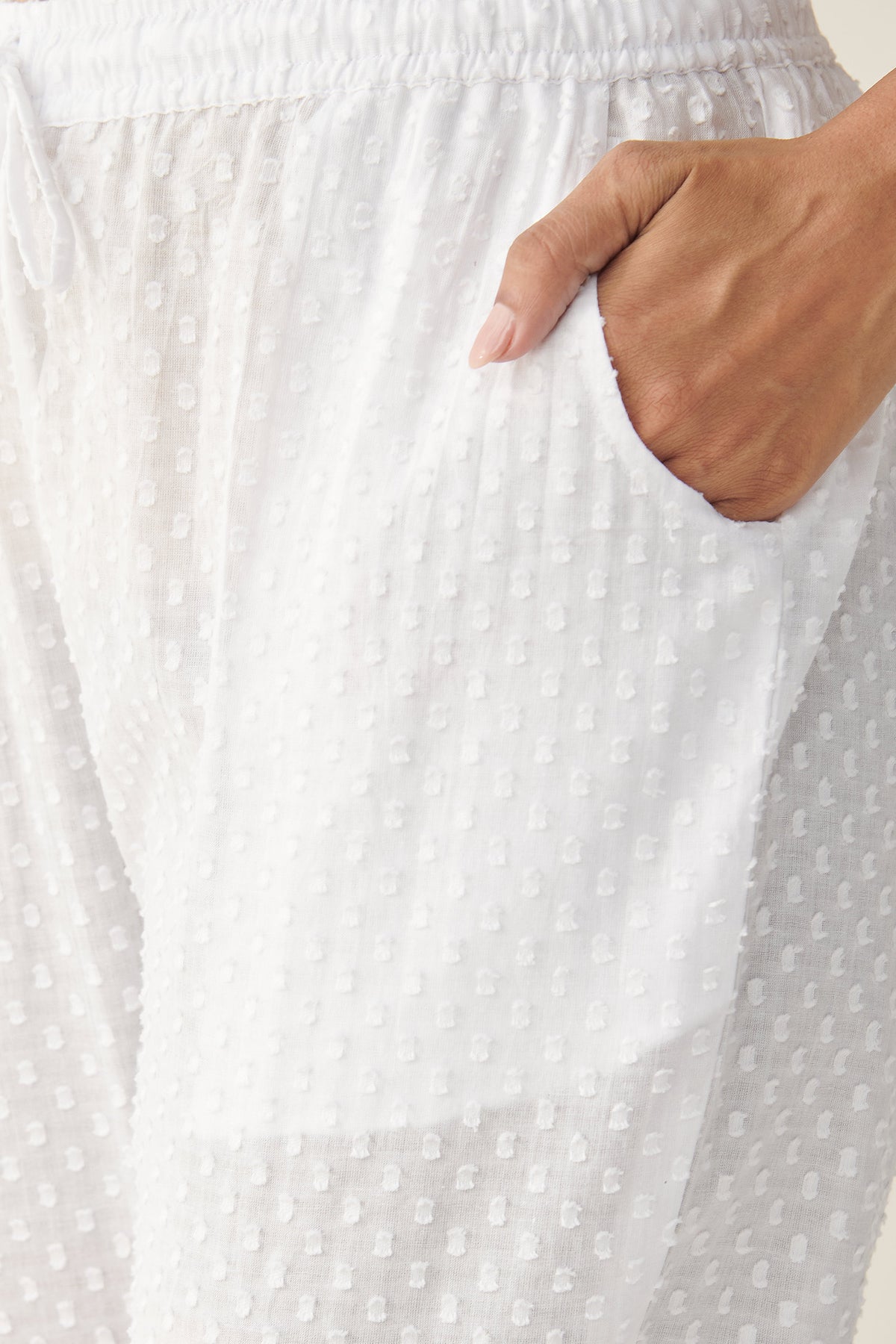 Mehraab Mahira White Narrow Pants