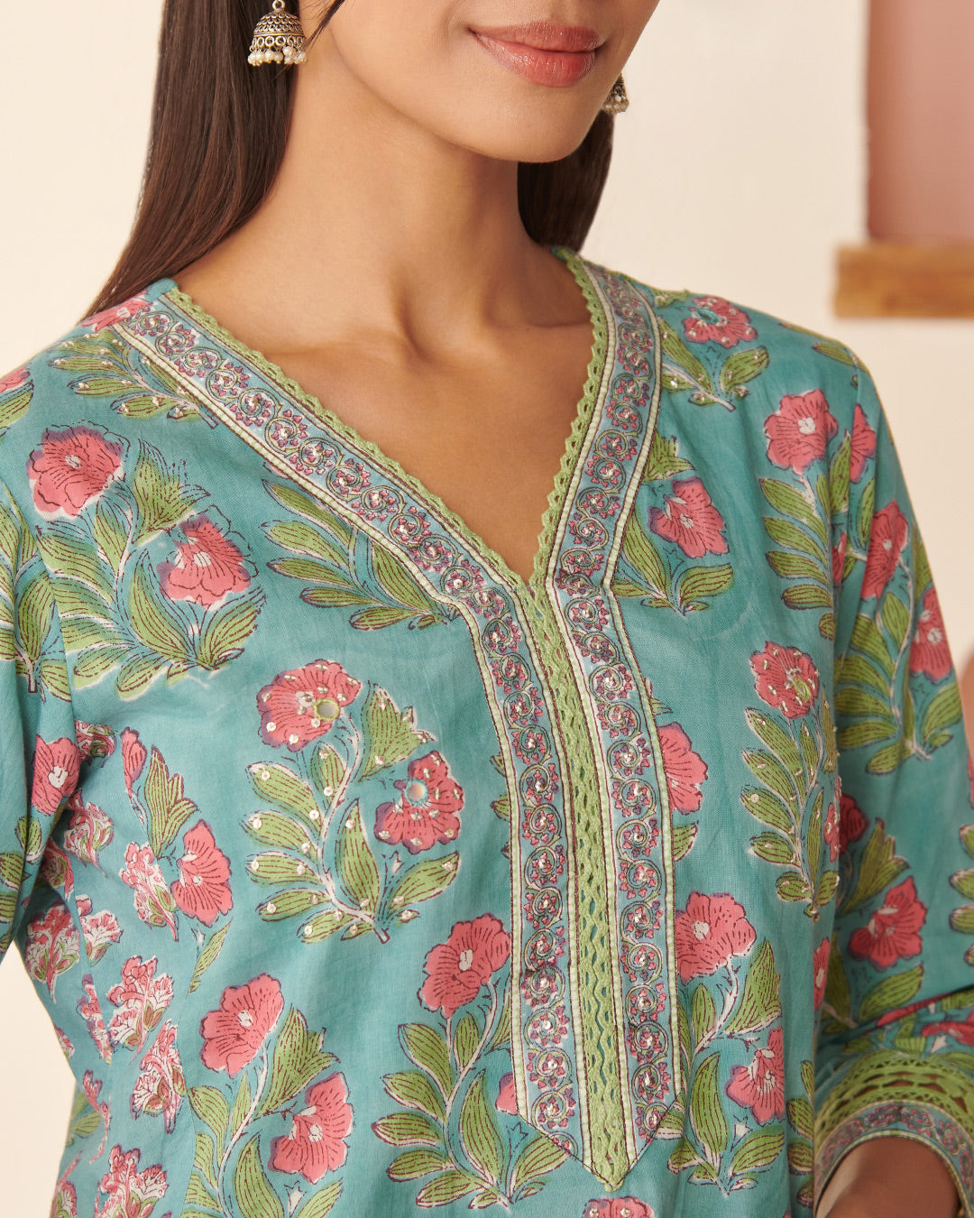 Gulbarg Armin Sanganeri Kurta