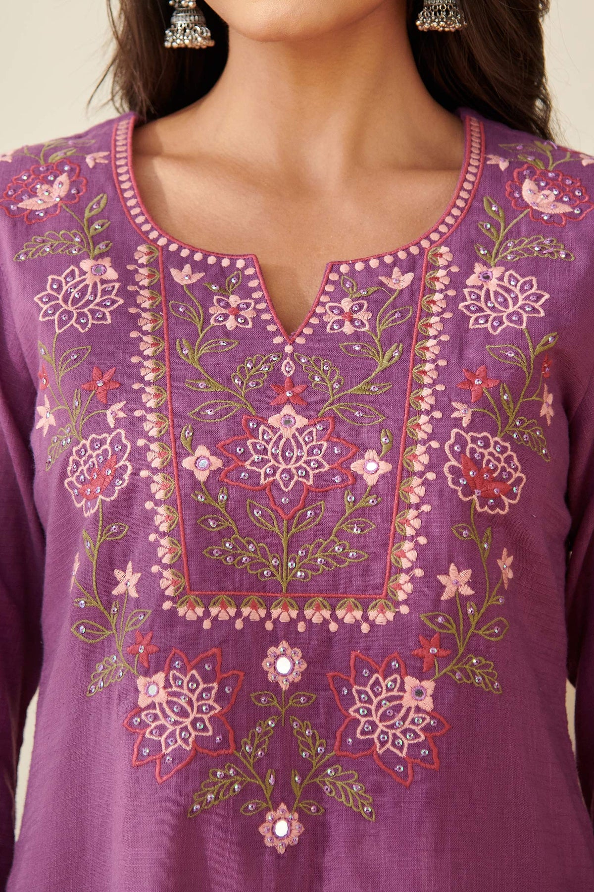 Mehraab Aalia Purple Kurta