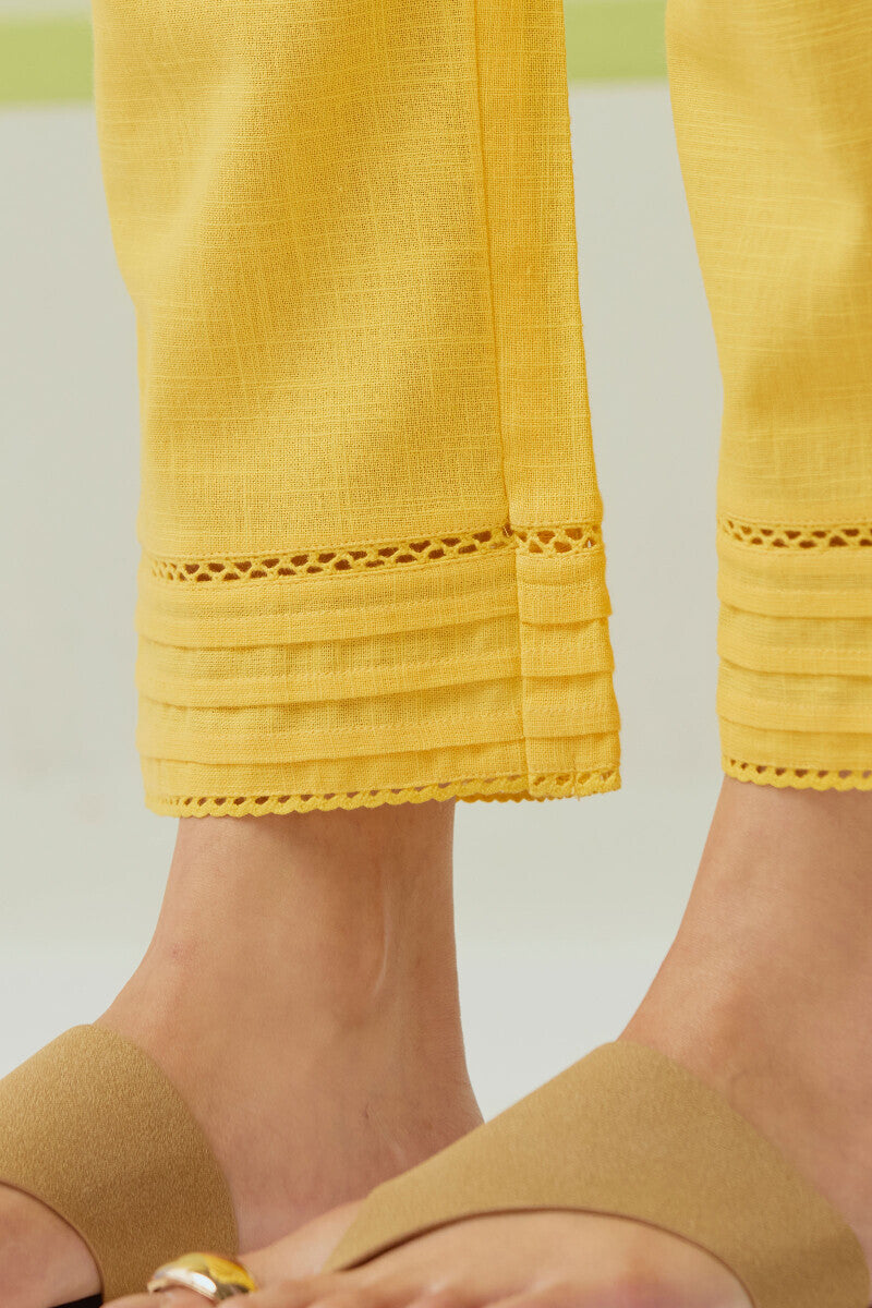 Roza Sahira Yellow Narrow Pants