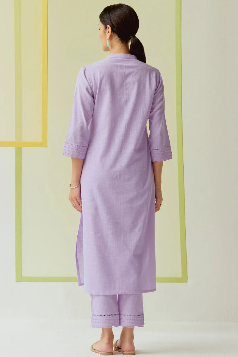 Surplus: Roza Nida Lavender Kurta