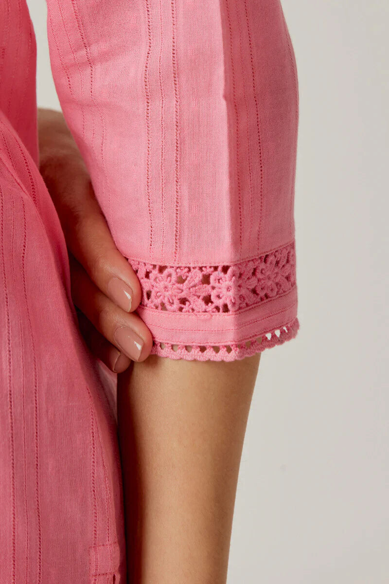 Surplus: Roza Sehr Pink Kurta