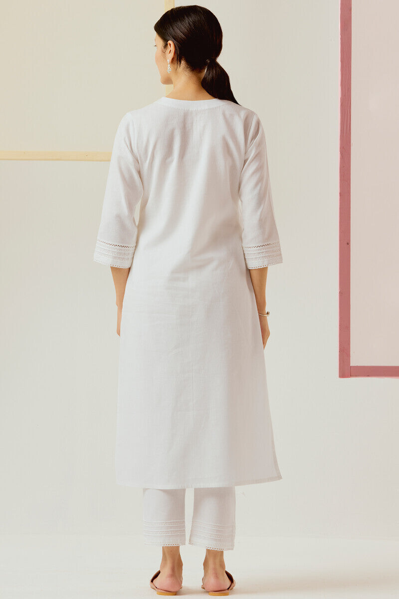 Roza Seerat White Kurta