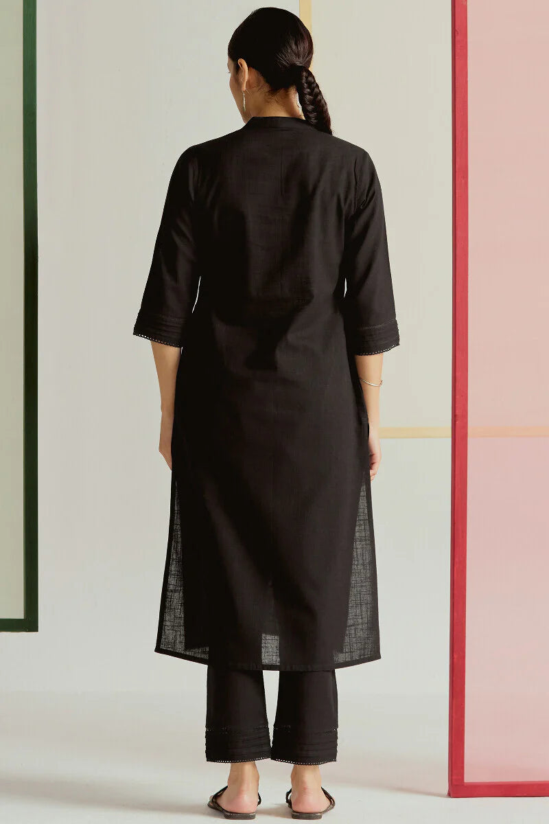 Surplus: Roza Nida Black Kurta