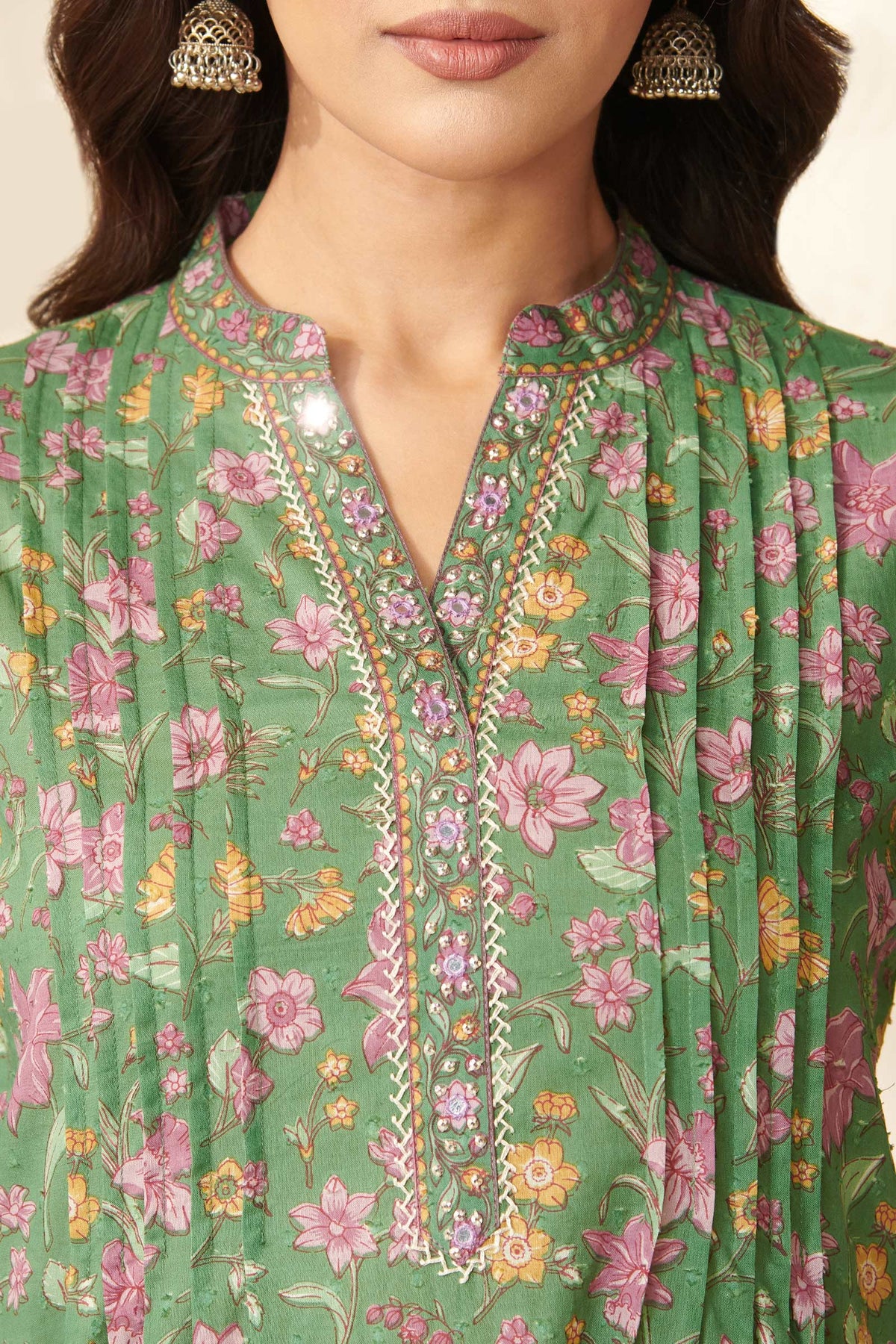 Gauhar Azaira Sanganeri Kurta