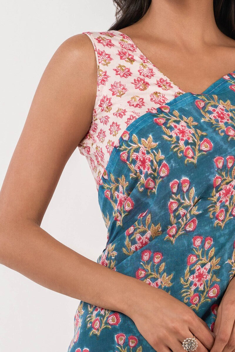 Nasrine Farnaz Sanganeri Modal Saree