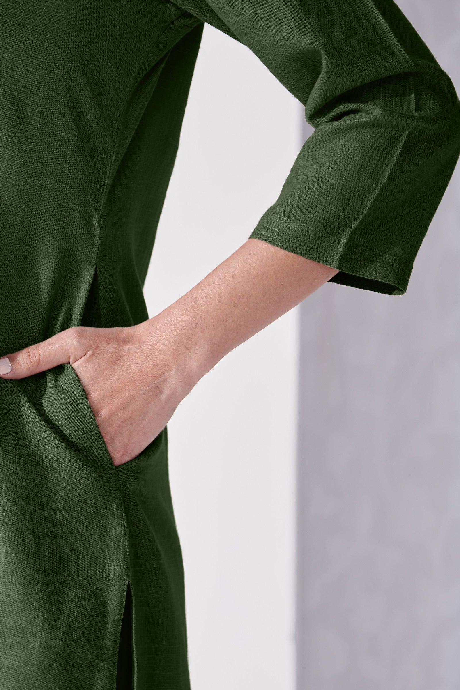 Roza Tara Forest Green Kurta