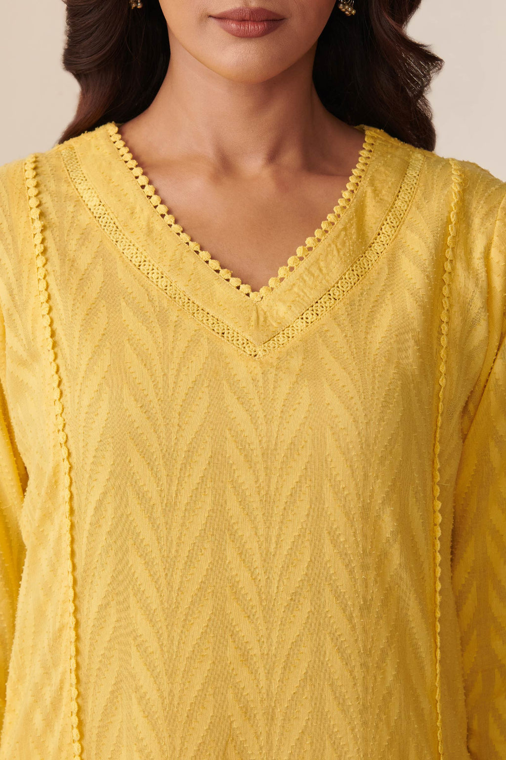 Roza Darya Daffodil Yellow Kurta