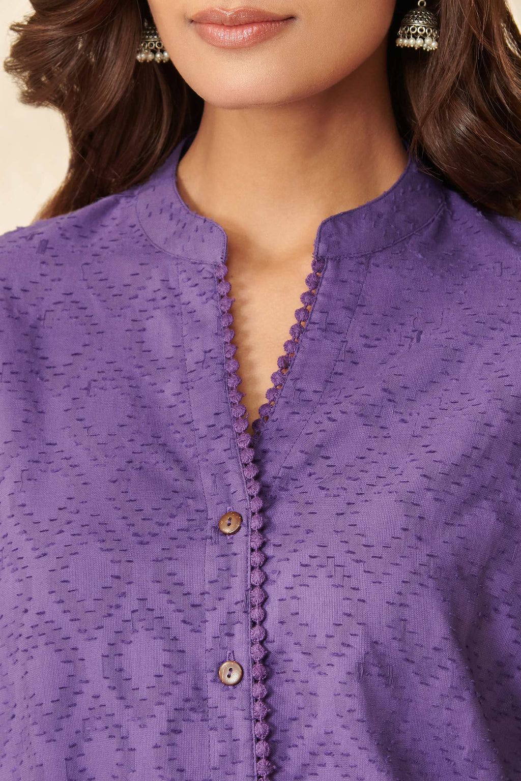 Roza Parisa Purple Co-Ord Set