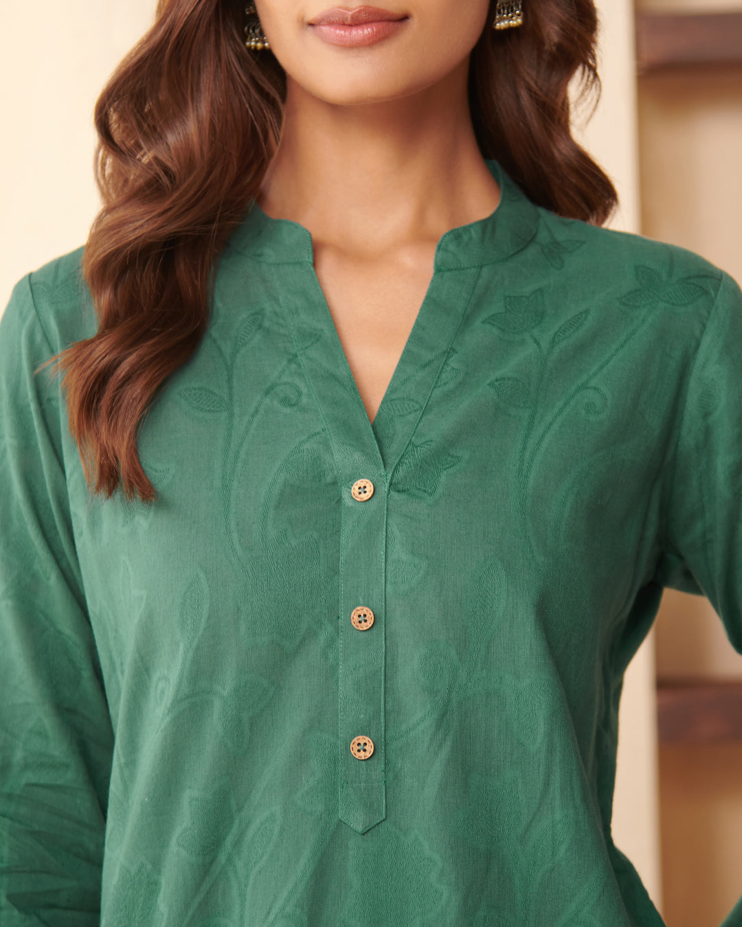 Roza Amira Teal Green Co-Ord Set