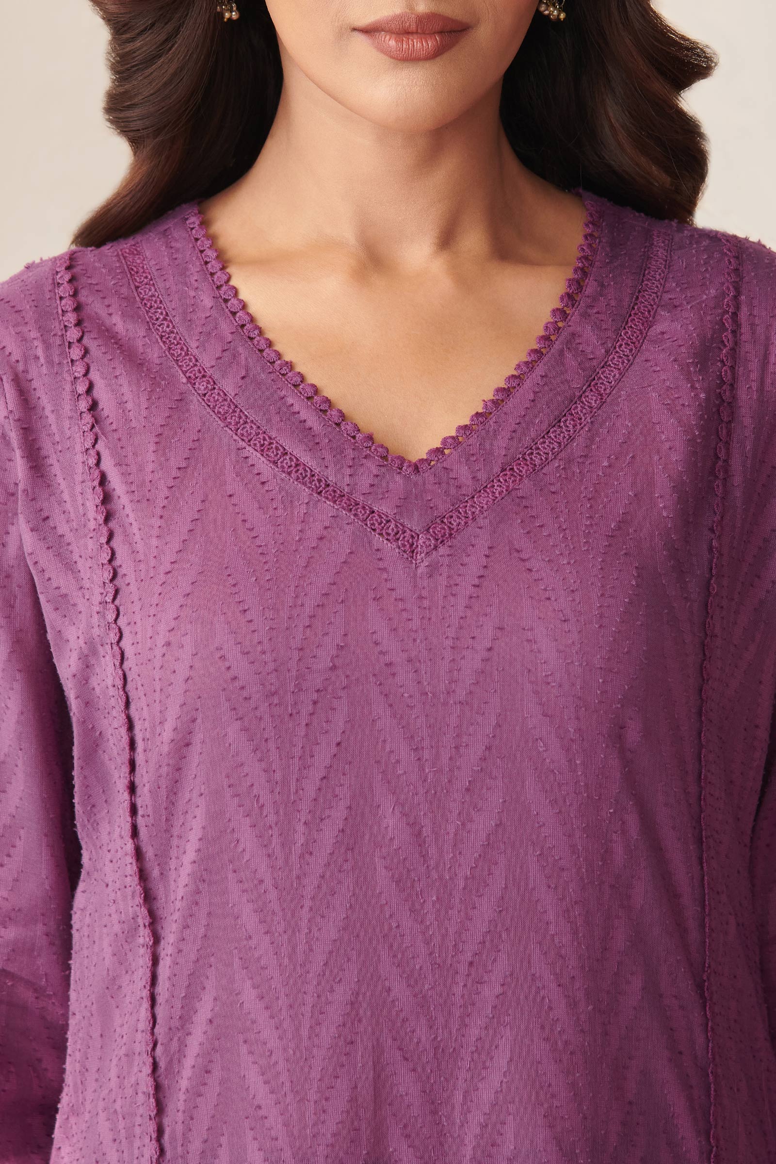 Roza Aasma Mauve Kurta