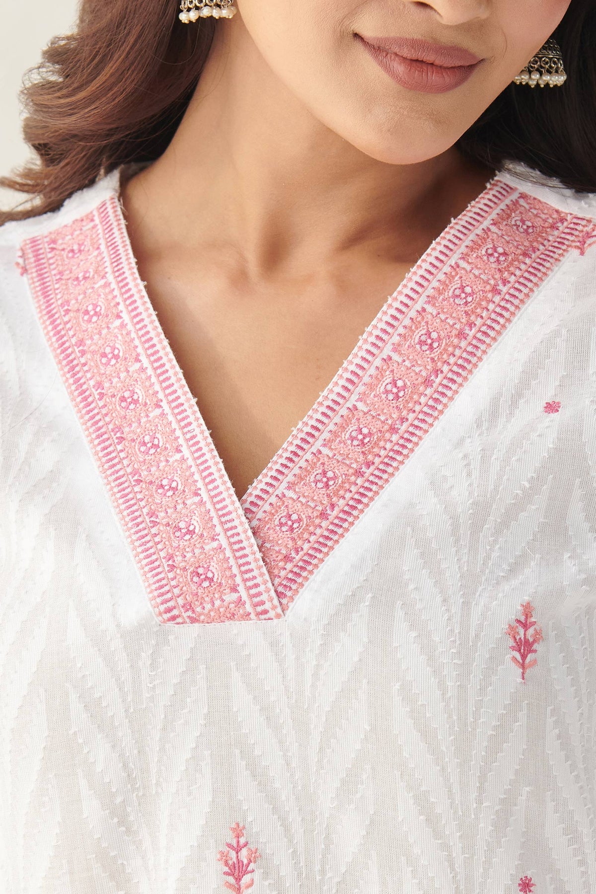 Mehraab Mahira White Kurta