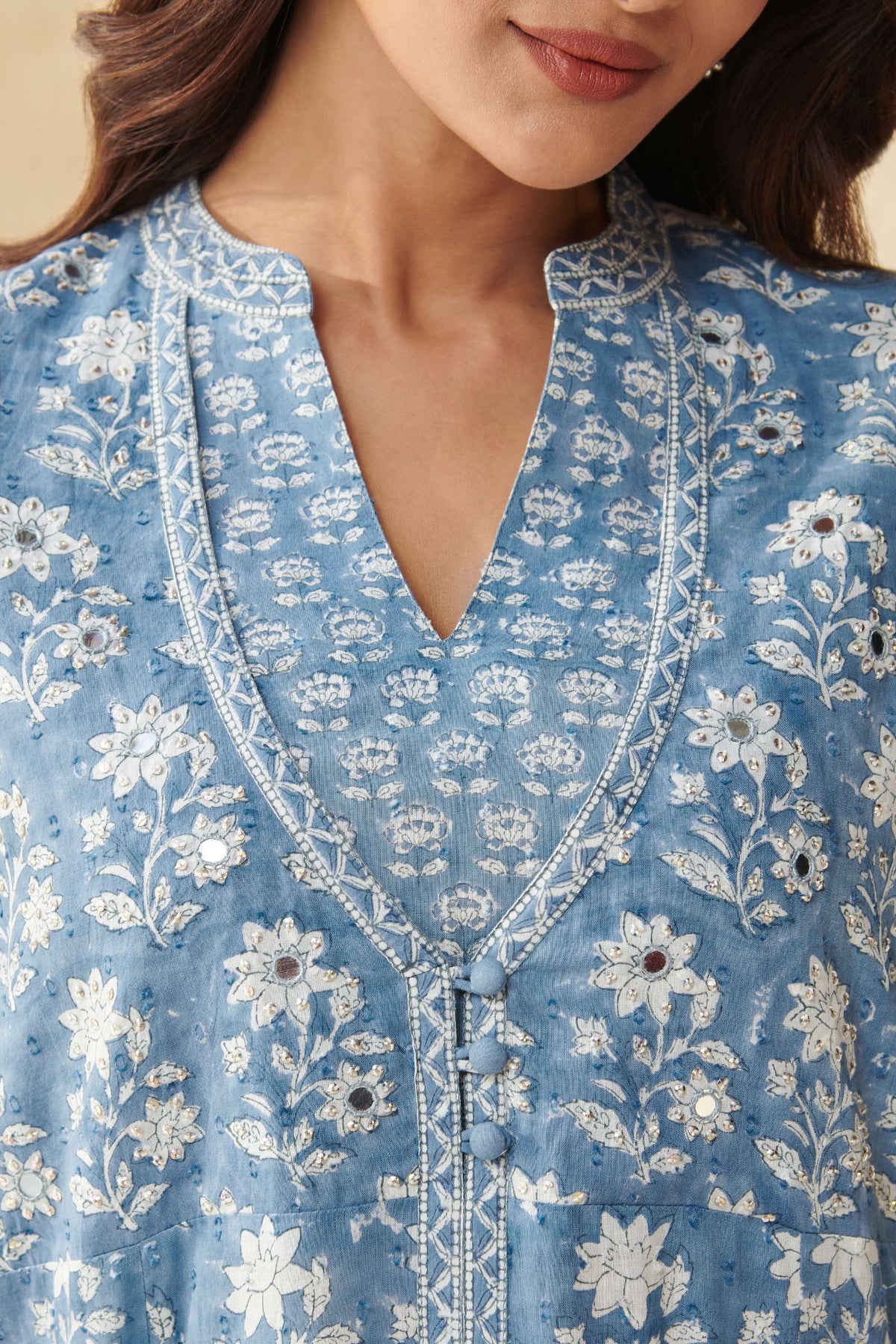 Neelofar Sahiba Sanganeri Kurta