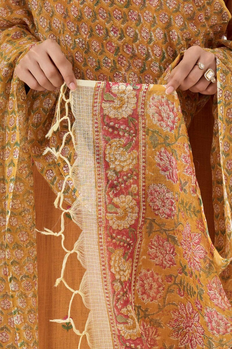 Gulshan Bagh Siya Sanganeri Kota Dupatta