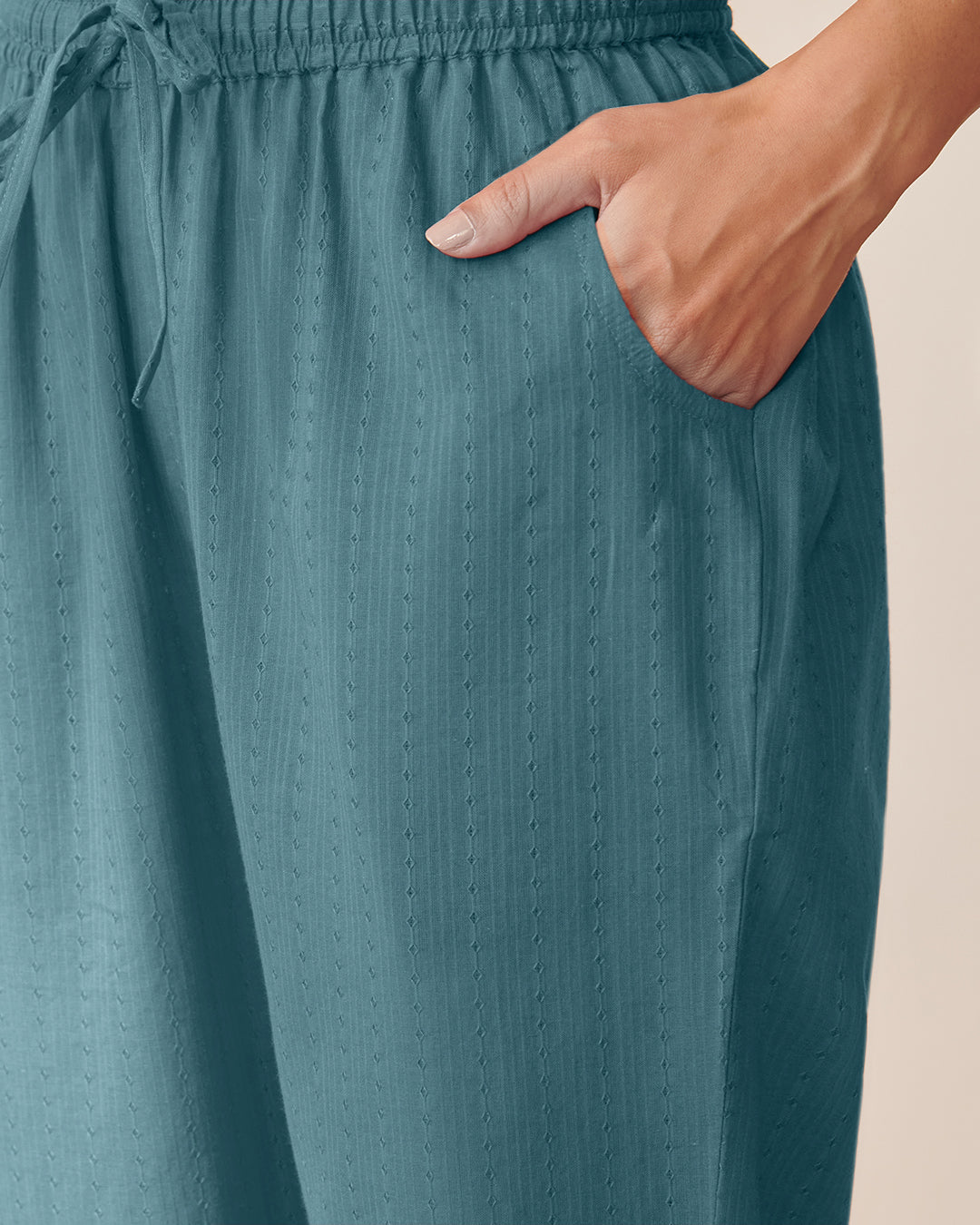 Roza Azarin Vintage Blue Narrow Pants