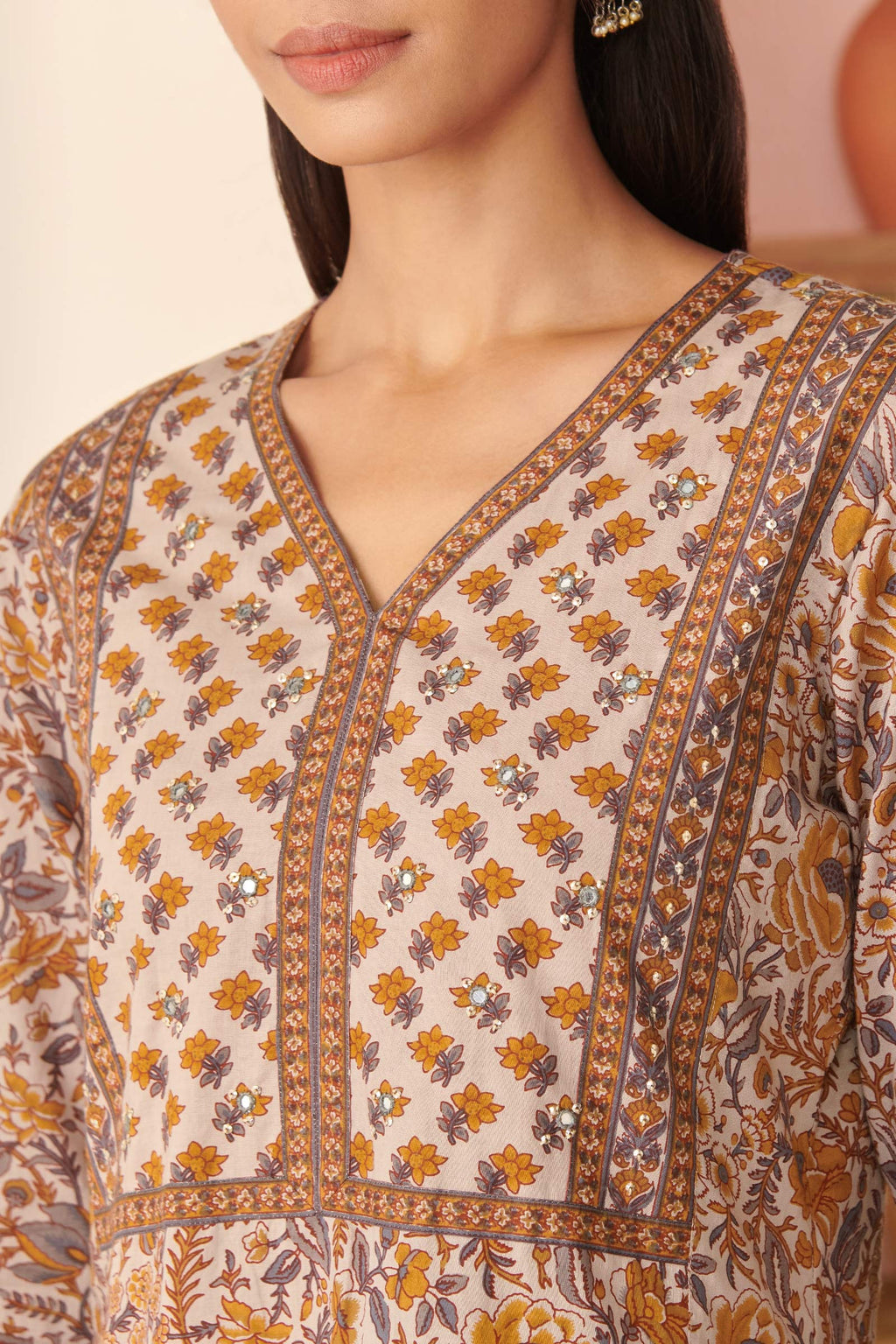 Surplus: Gauhar Zafiya Sanganeri Kurta