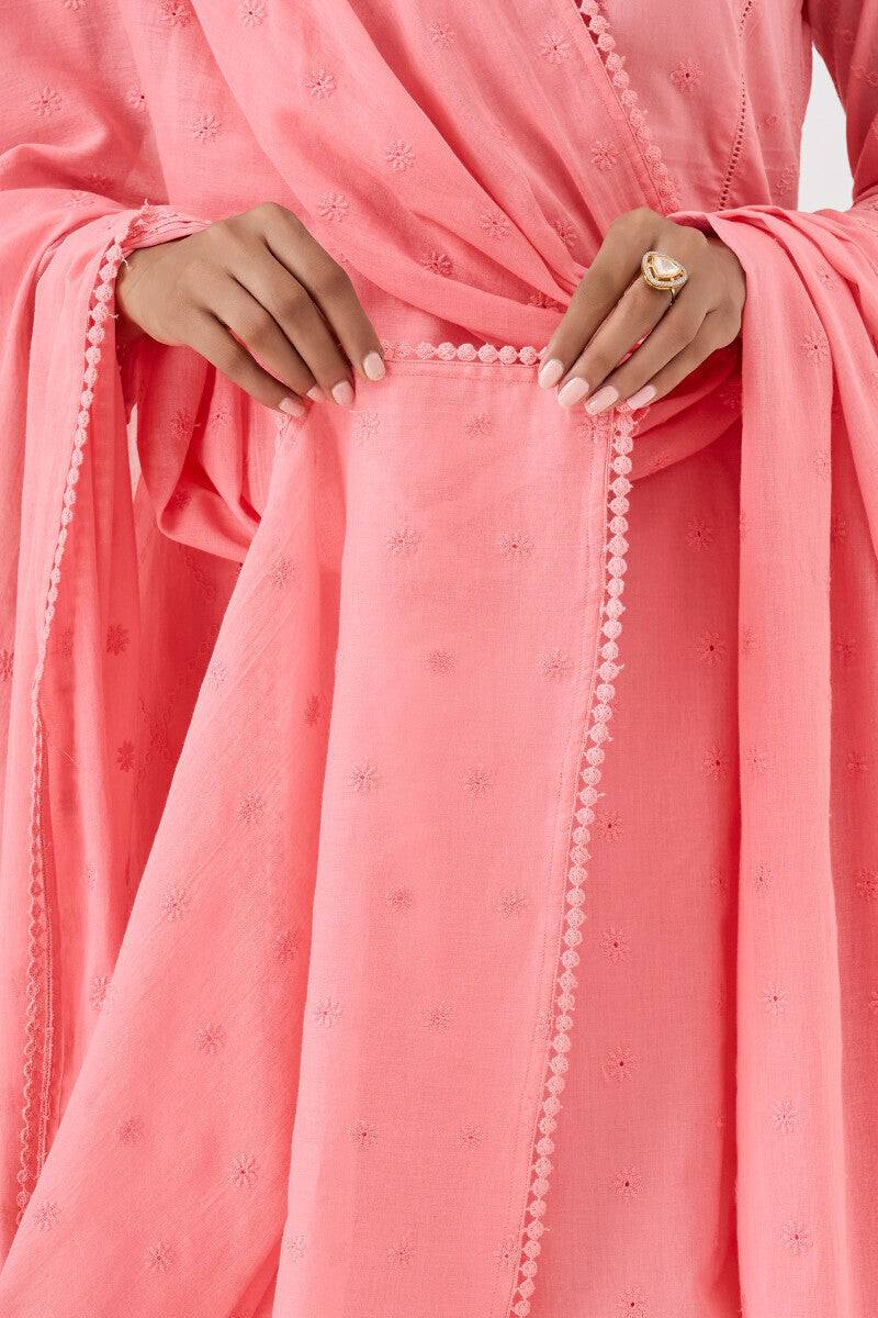 Roza Aliza Pink Dupatta