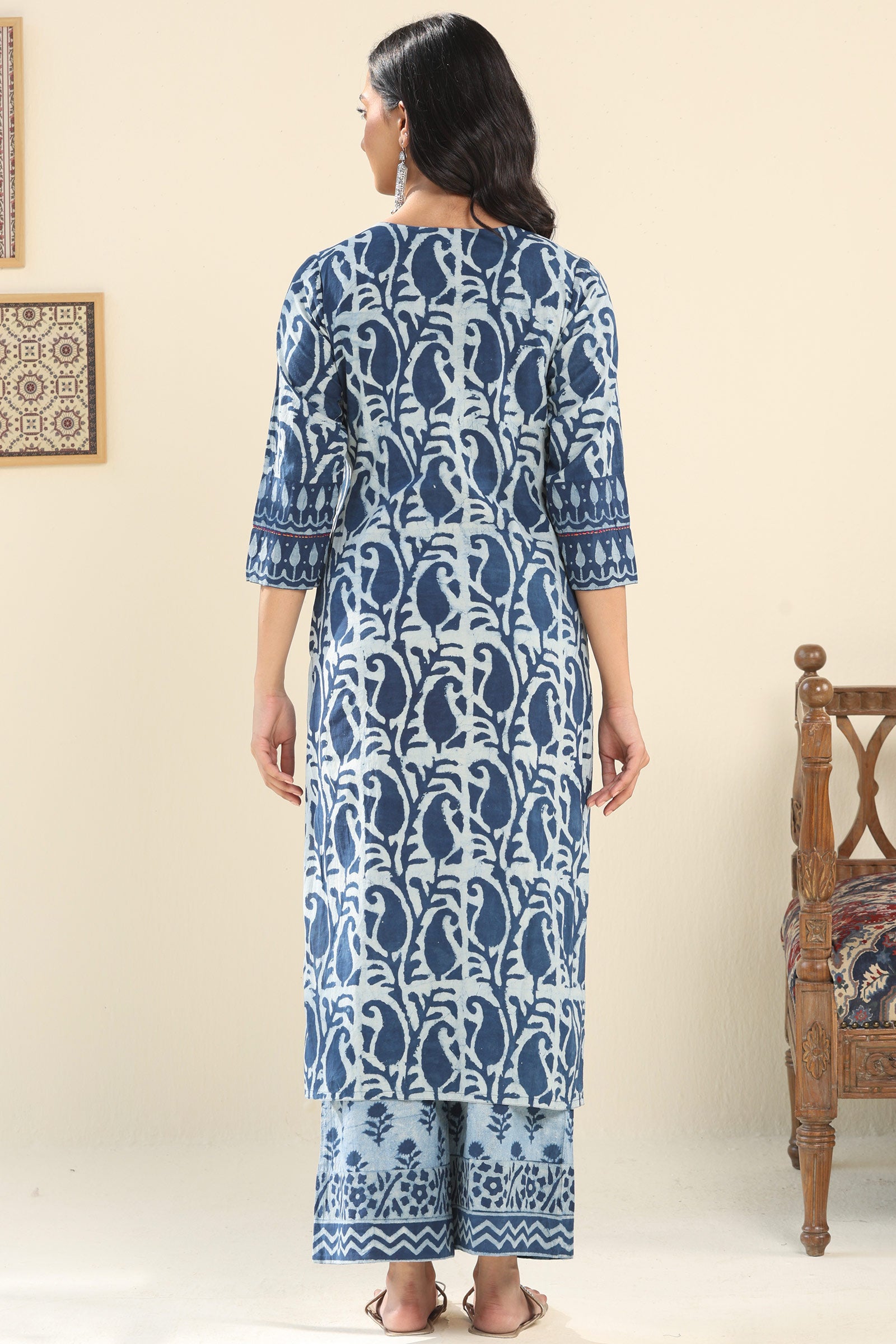 Nurtaj Zaaida Bagru Kurta