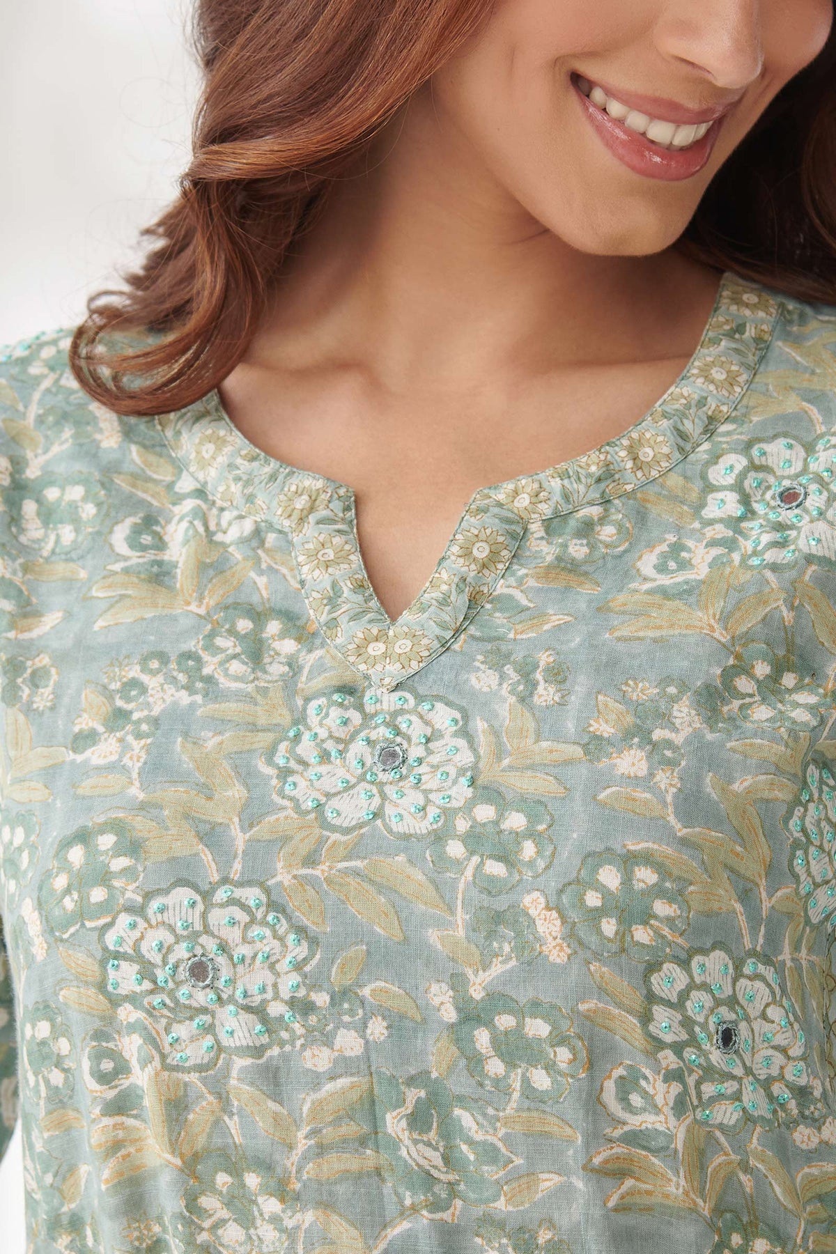 Gulshan Bagh Aliza Sanganeri Kurta
