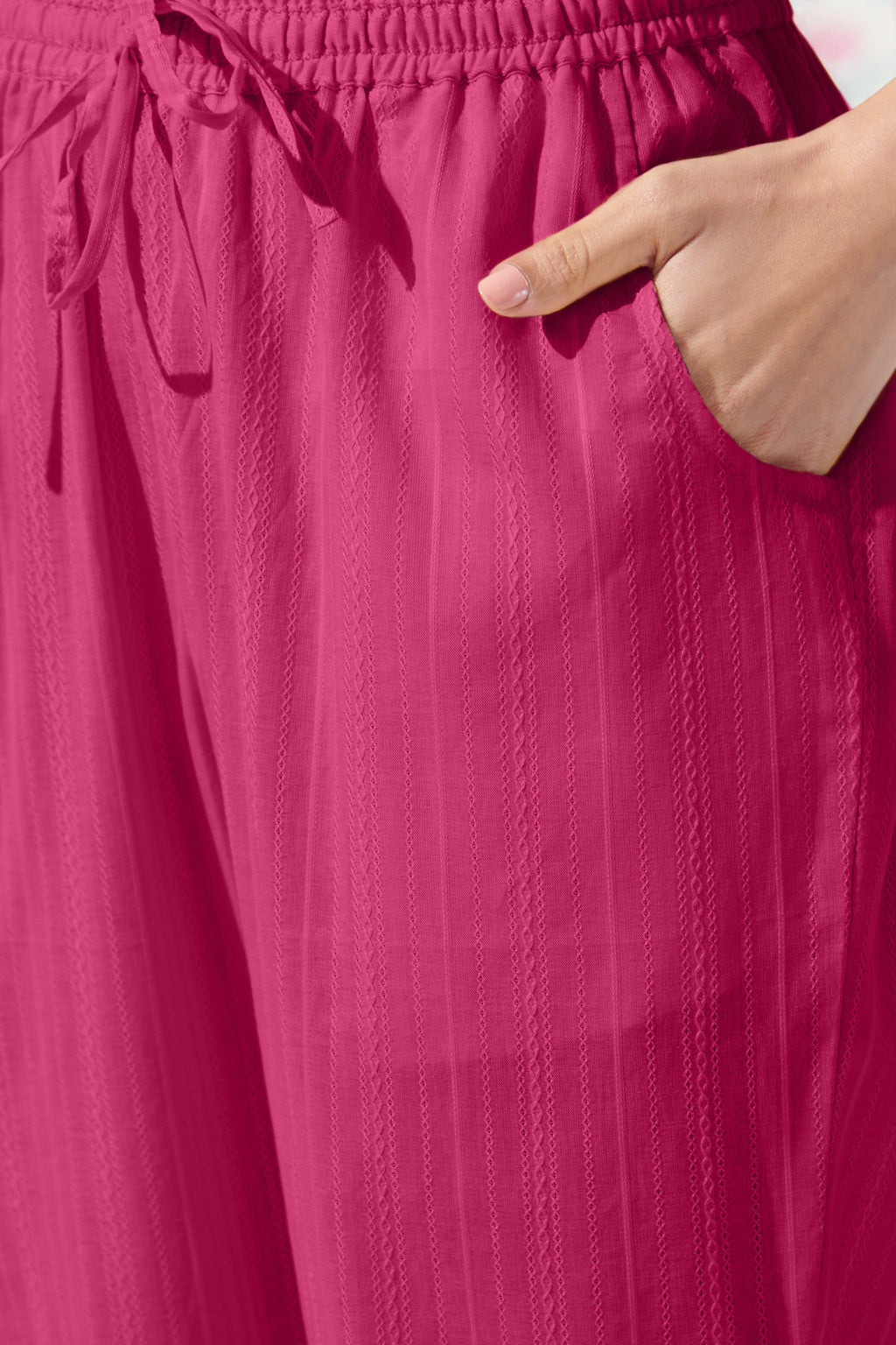 Roza Farah Pink Narrow Pants