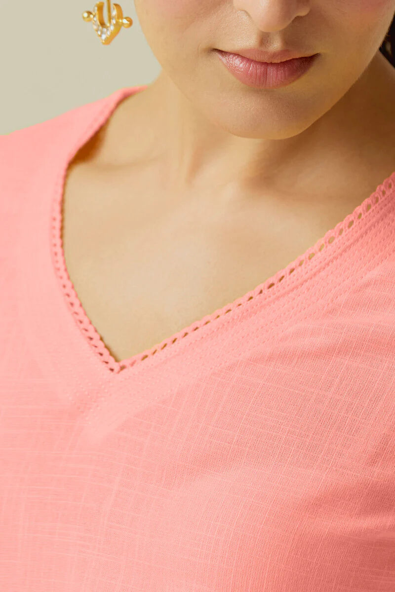 Surplus: Roza Zara Light Pink Kurta