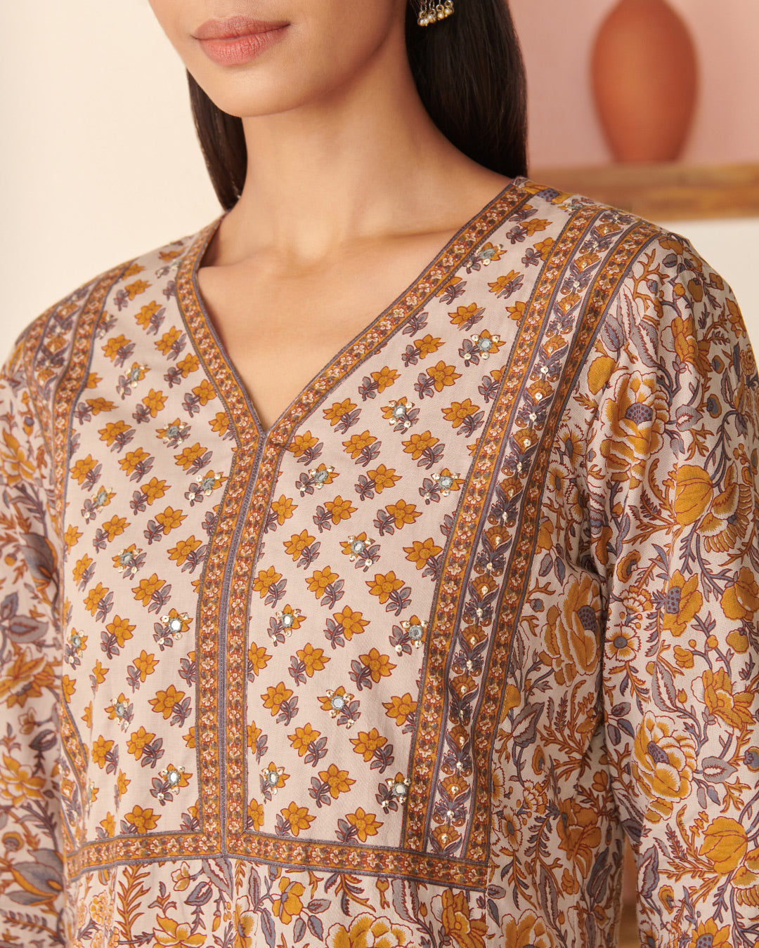 Gauhar Zafiya Sanganeri Kurta