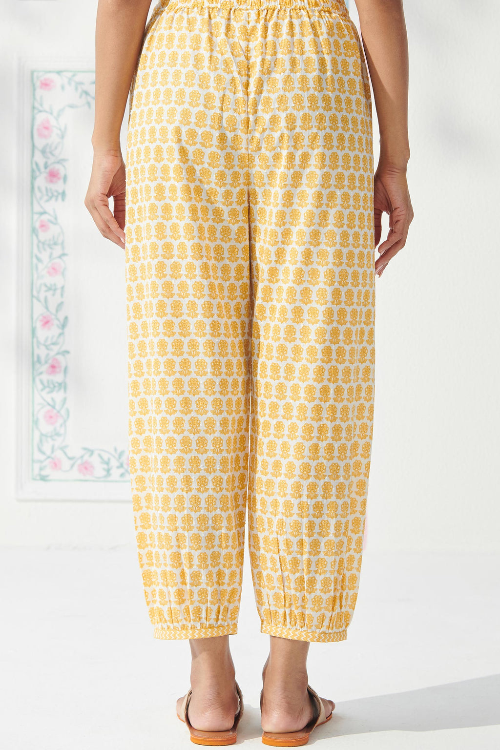 Gulbahar Pariza Sanganeri Izhaar Pants