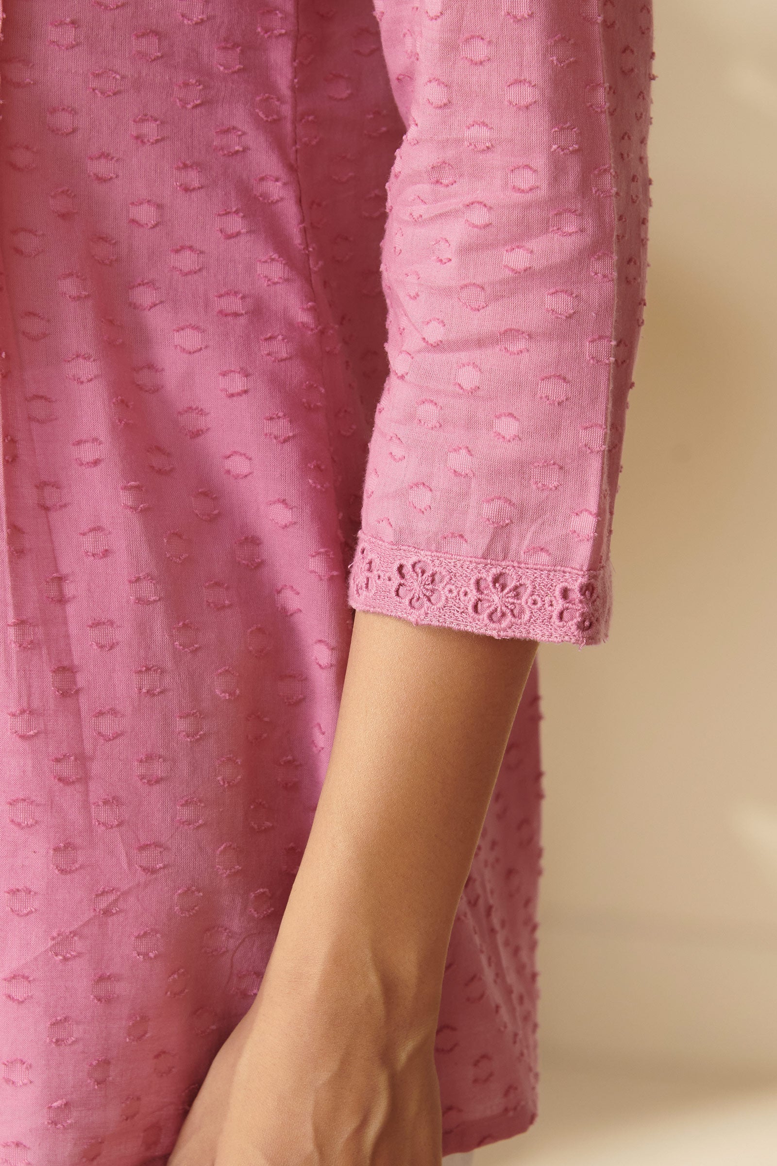 Roza Zareen Pink Top