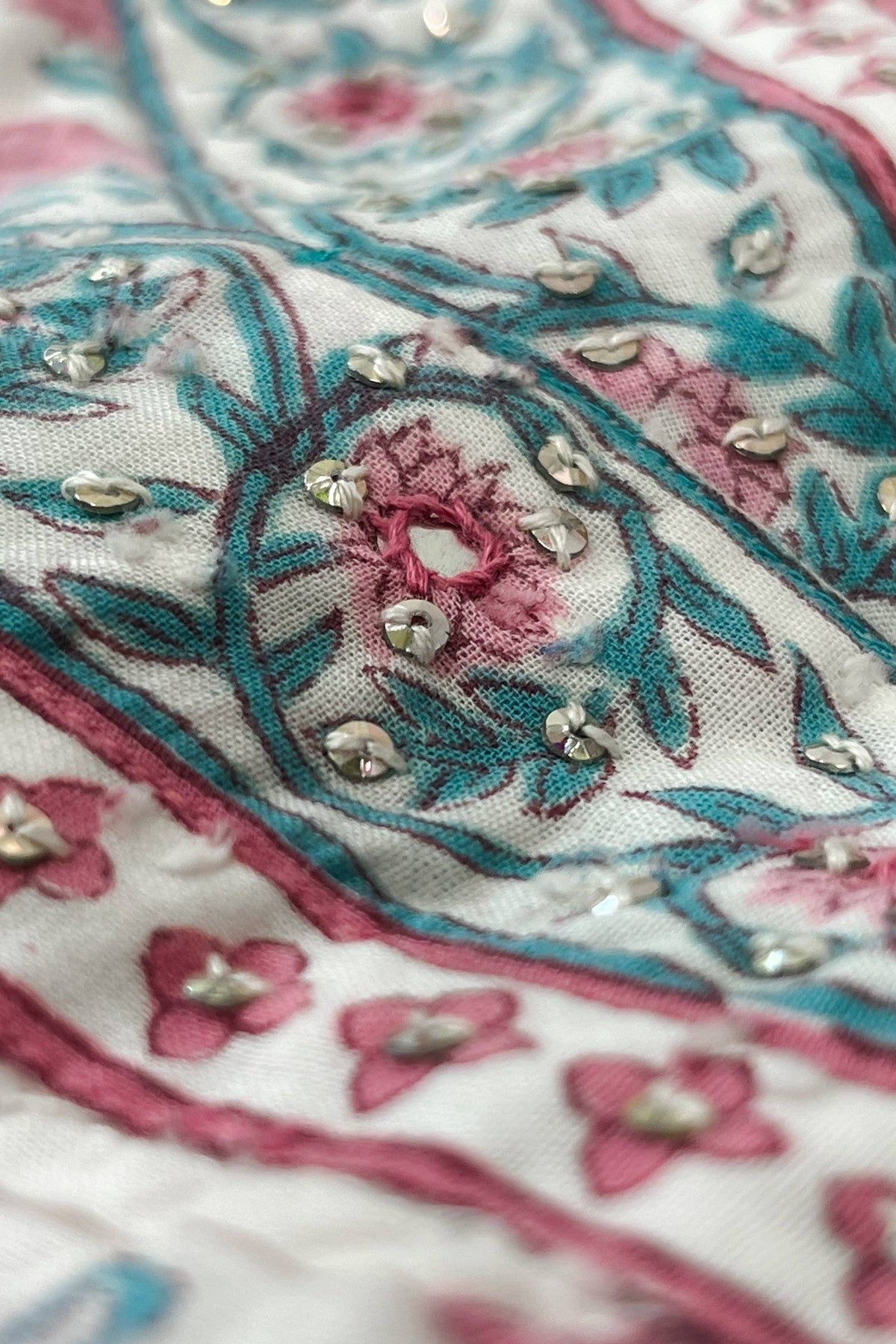 Gulbahar Faizah Sanganeri Kurta