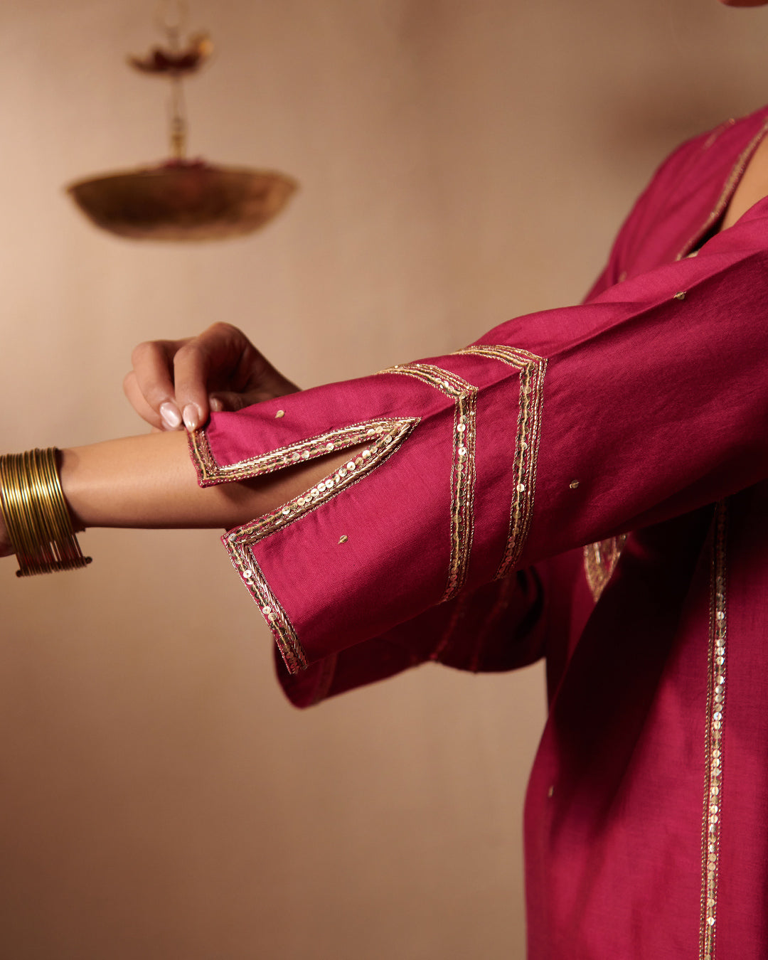 Roshanara Maisha Rani Pink Kurta