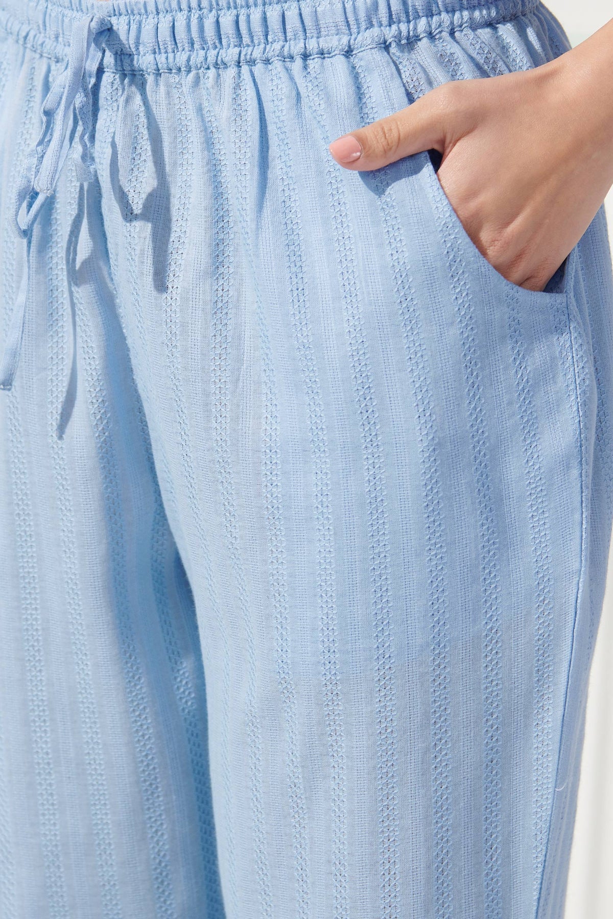 Mehraab Ameera Blue Narrow Pants