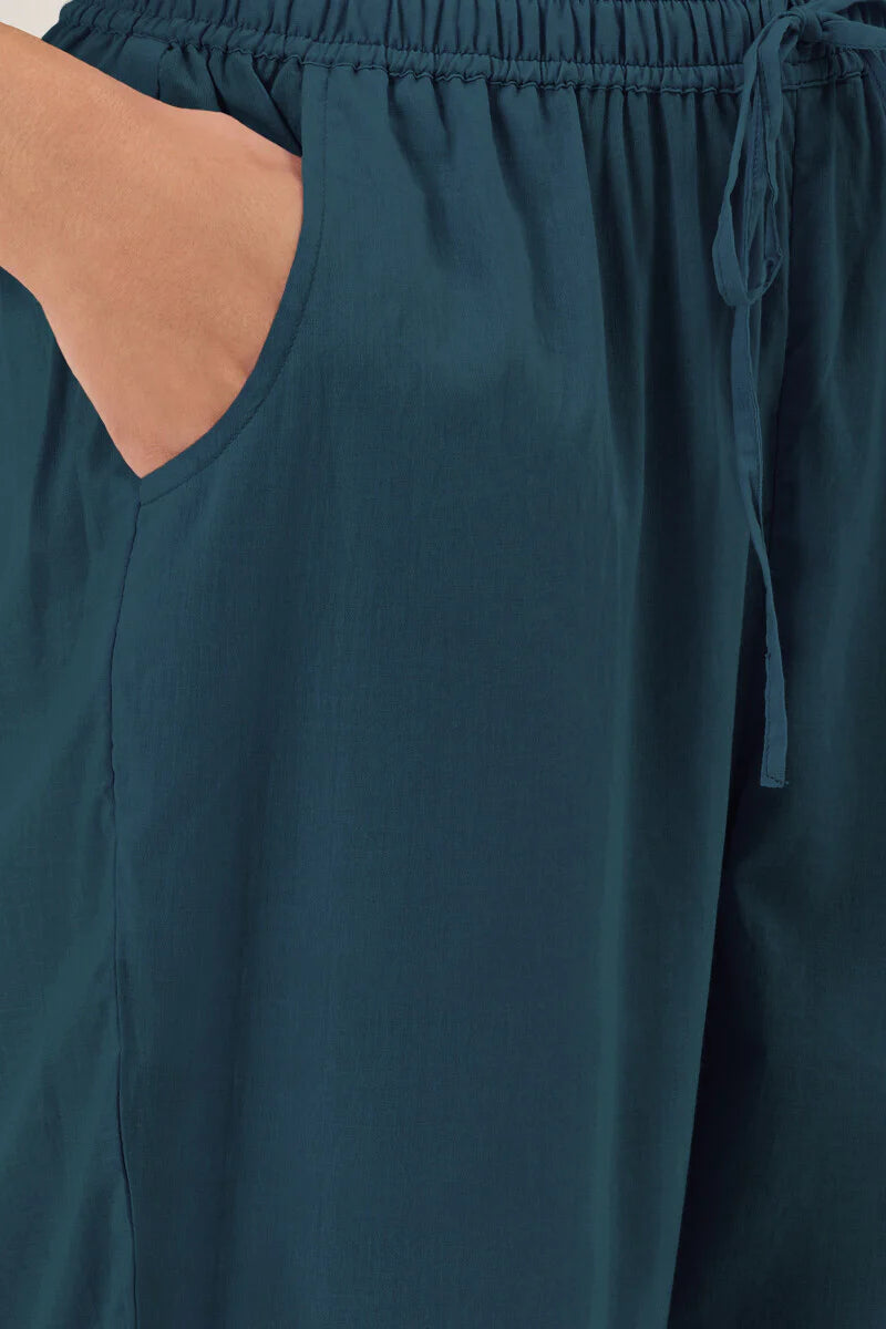 Surplus: Roza Seher Cobalt Blue Narrow Pants