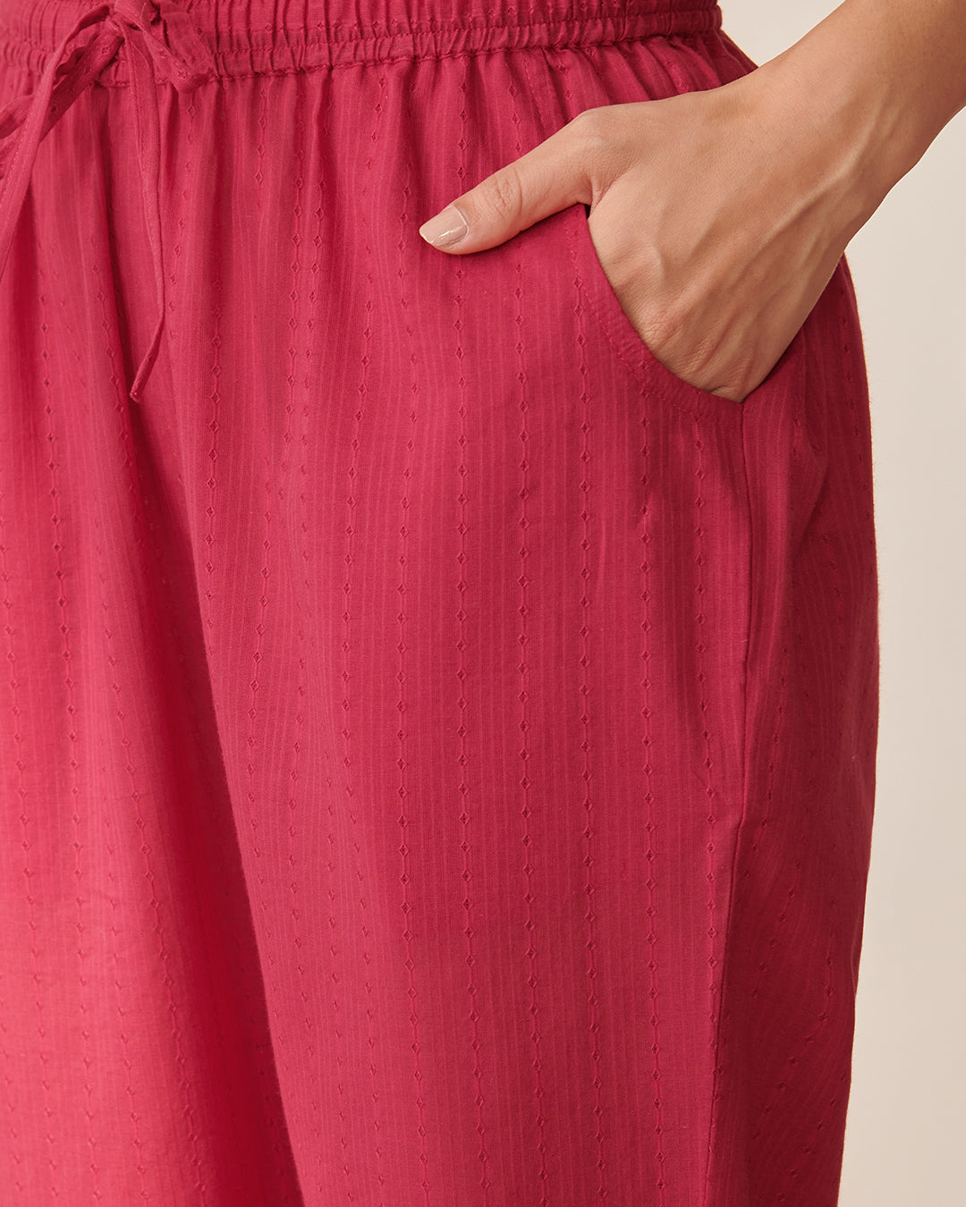 Roza Rosana Berry Pink Narrow Pants