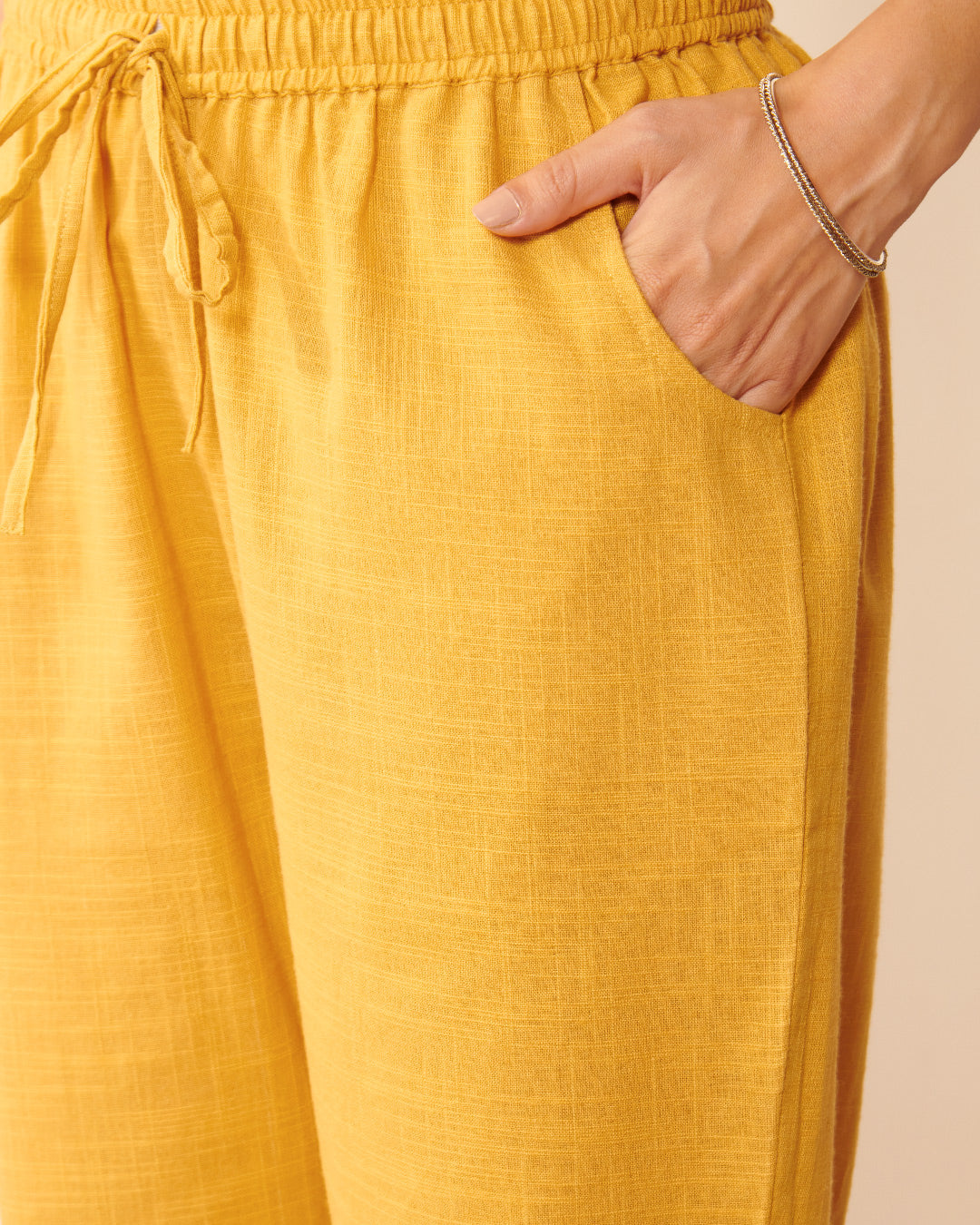 Mehraab Suhana Mustard Narrow Pants