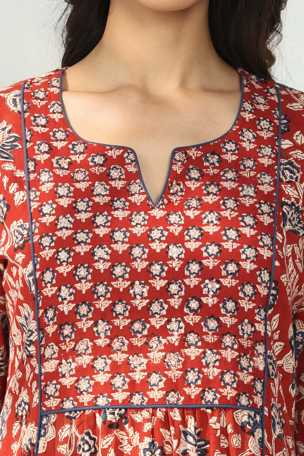 Surplus: Sehra Ziah Bagru Kurta