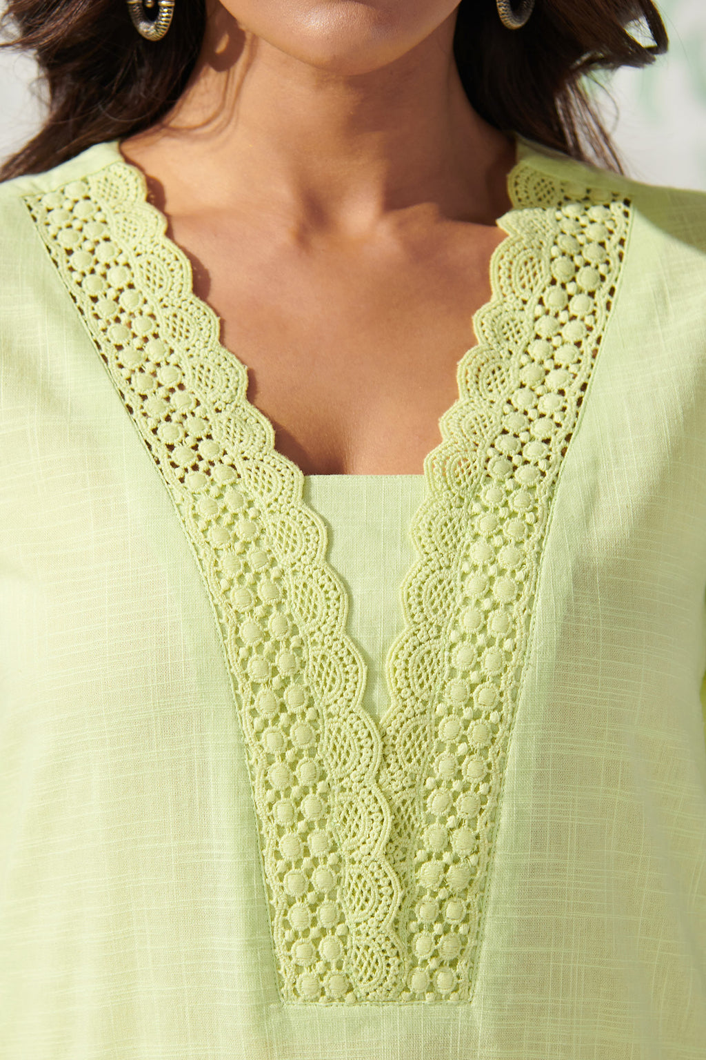 Surplus: Roza Jashn Green Kurta