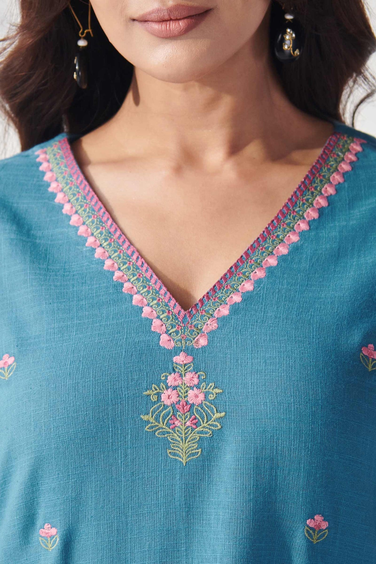 Mehraab Alisha Blue Kurta