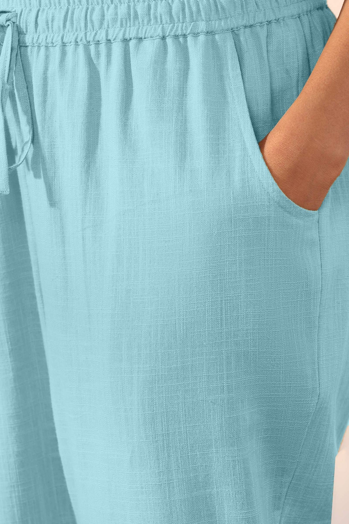 Roza Zehna Blue Narrow Pants