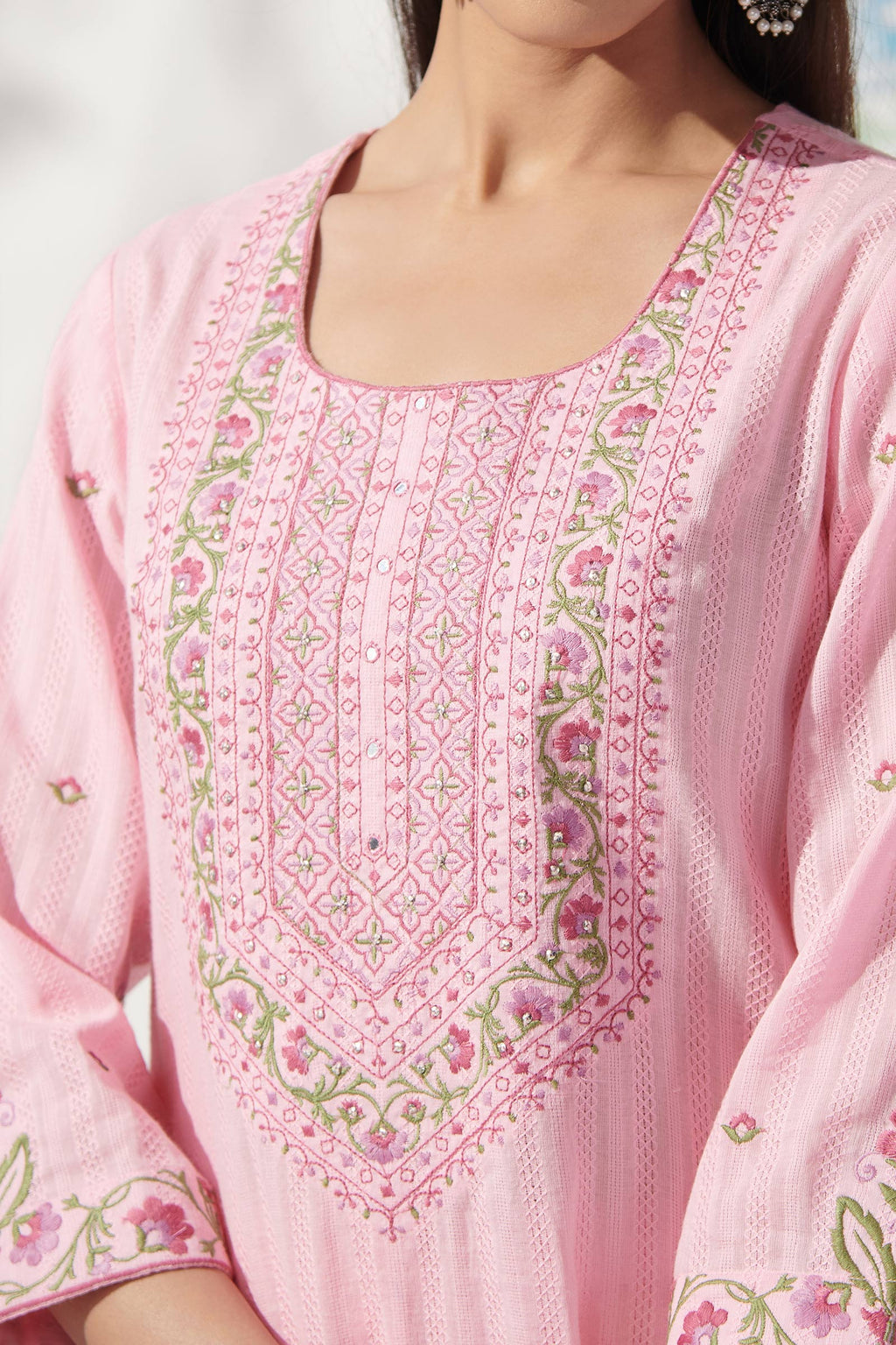 Mehraab Rozinah Pink Kurta