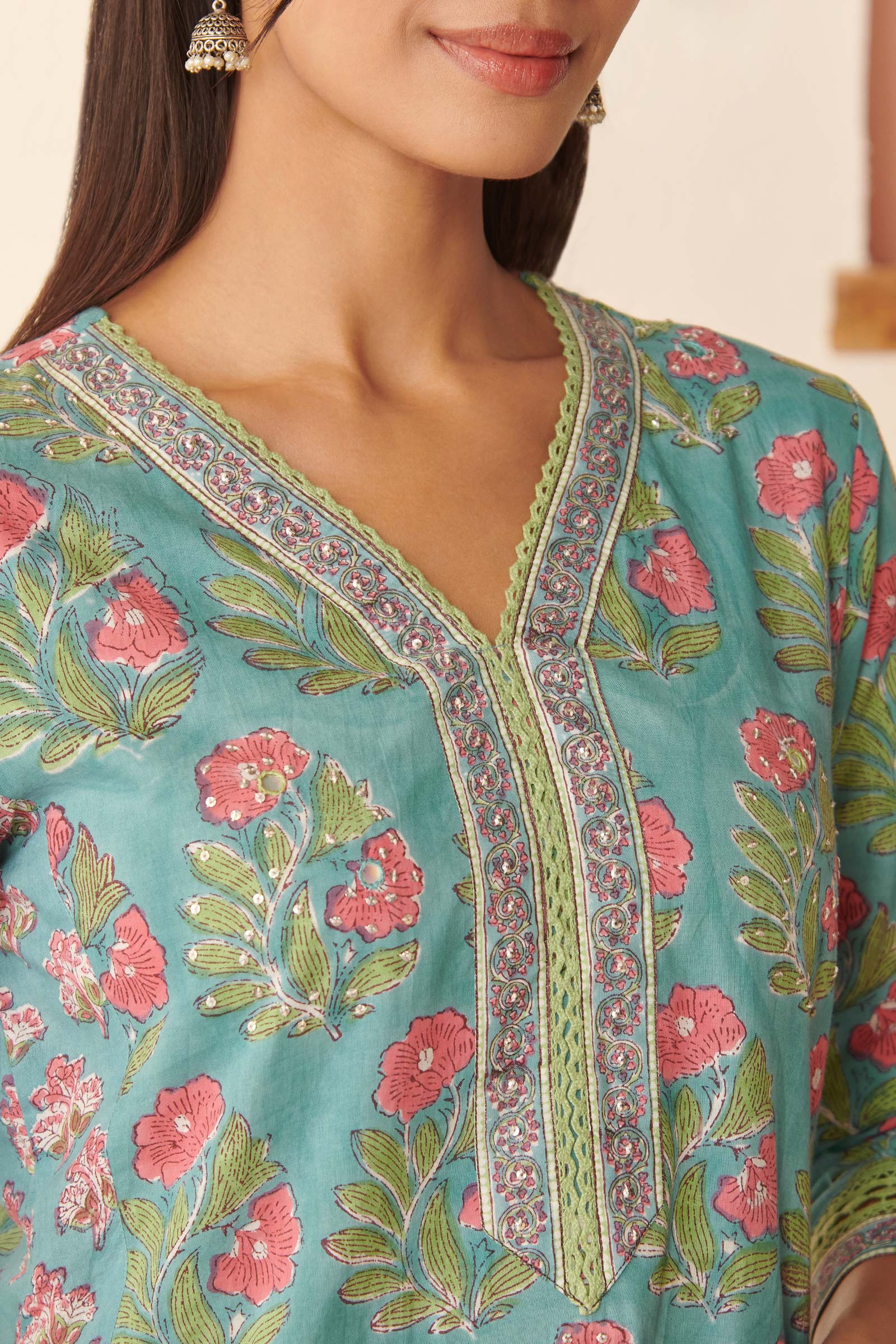 Gulbarg Armin Sanganeri Kurta