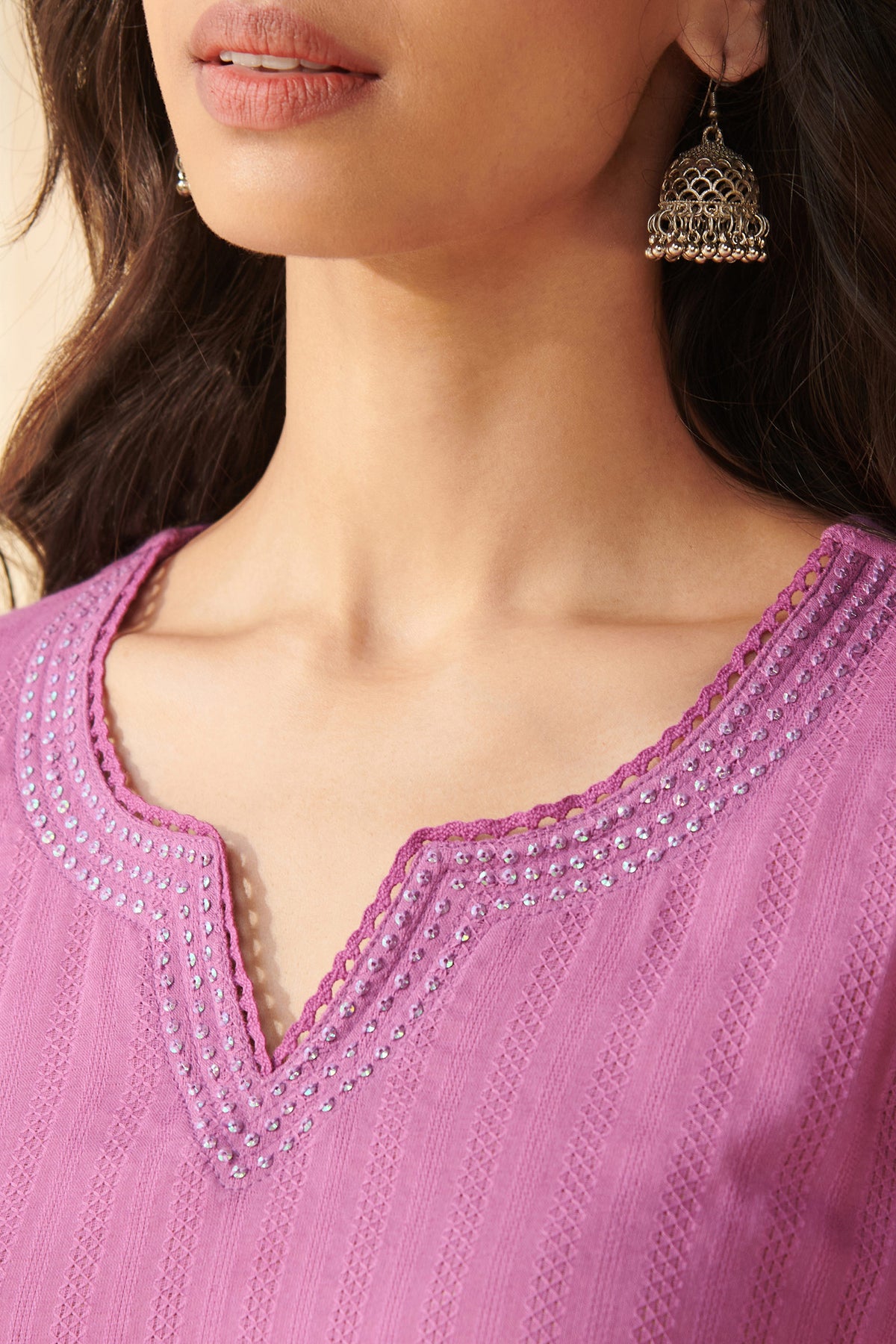 Roza Nizam Purple Kurta