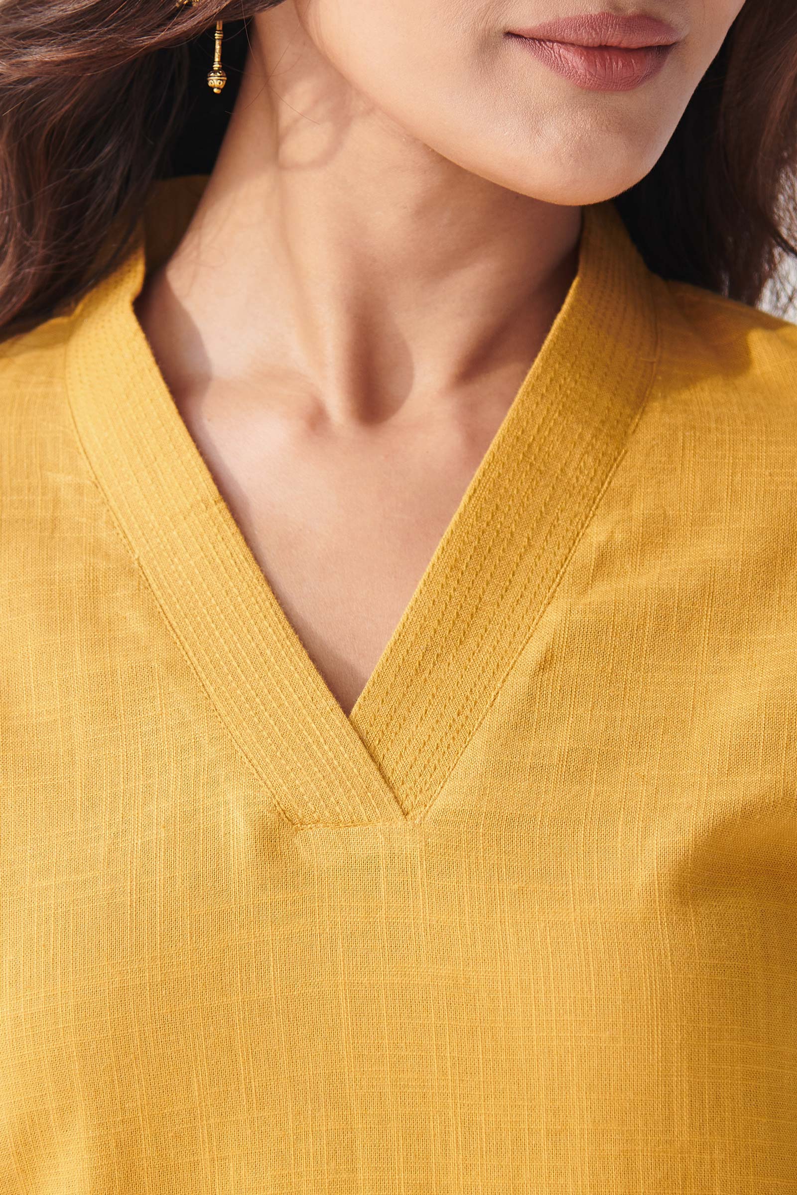 Surplus: Roza Jiya Mustard Kurta