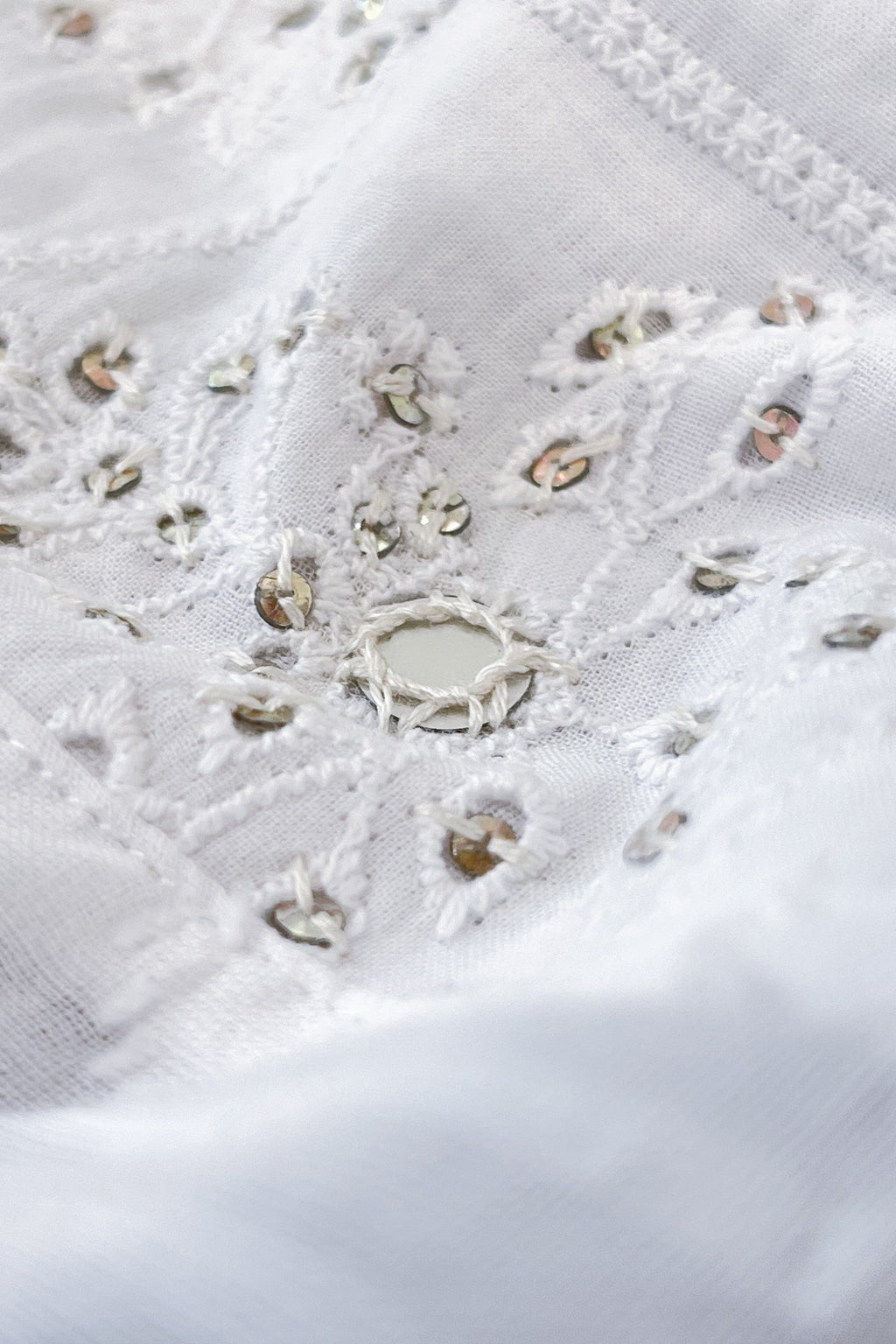 Raahat Gulnaaz White Kurta