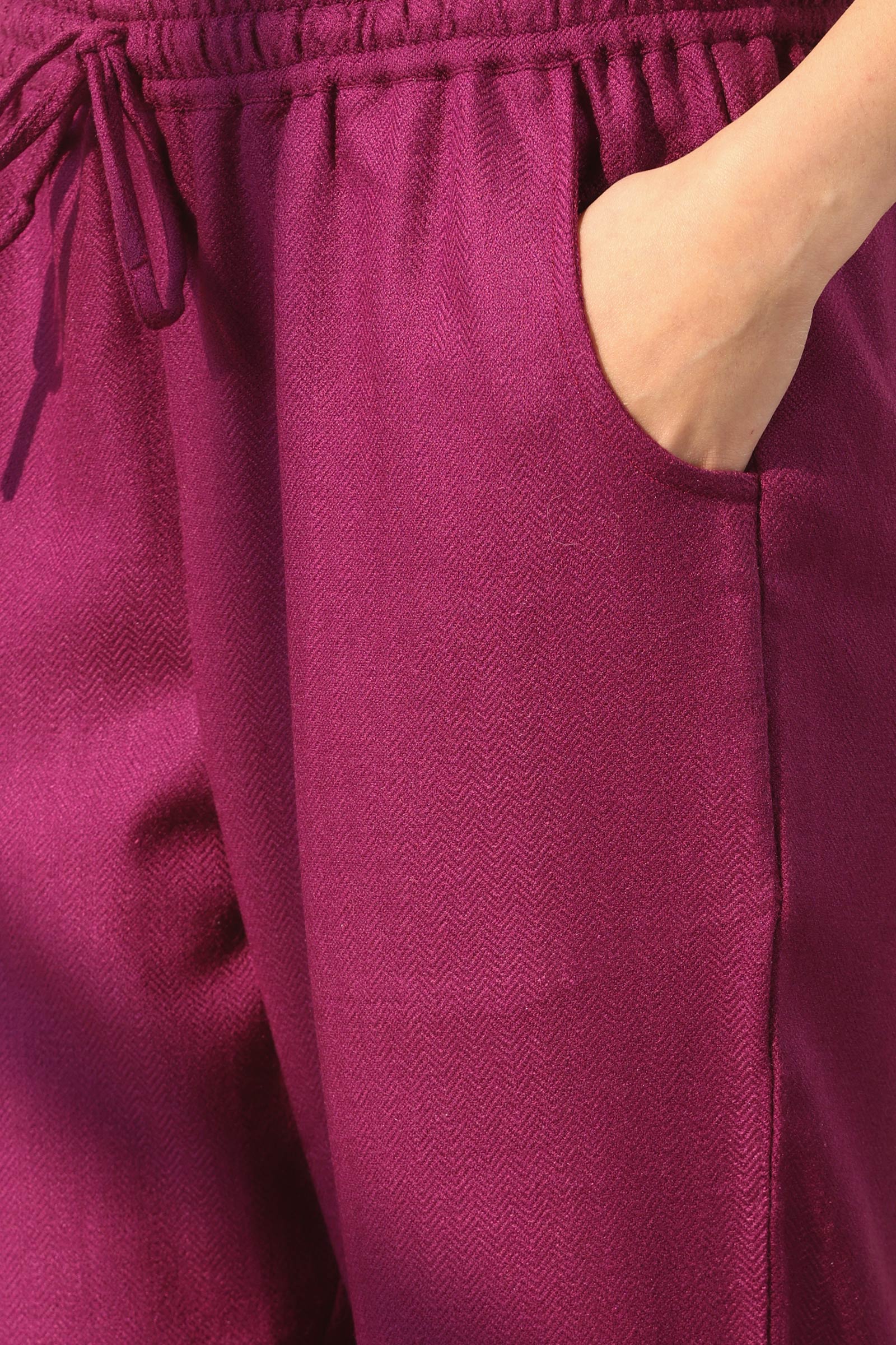 Naadirah Faiza Faux Wool Narrow Pants