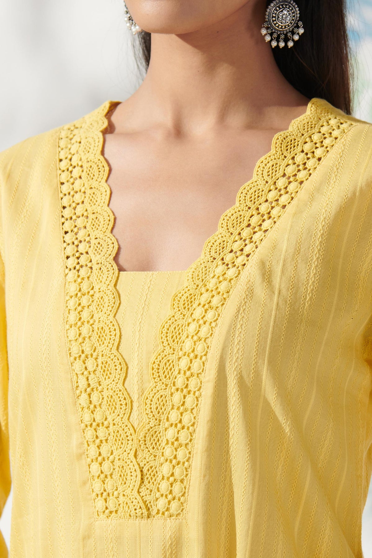 Roza Zehmat Yellow Kurta