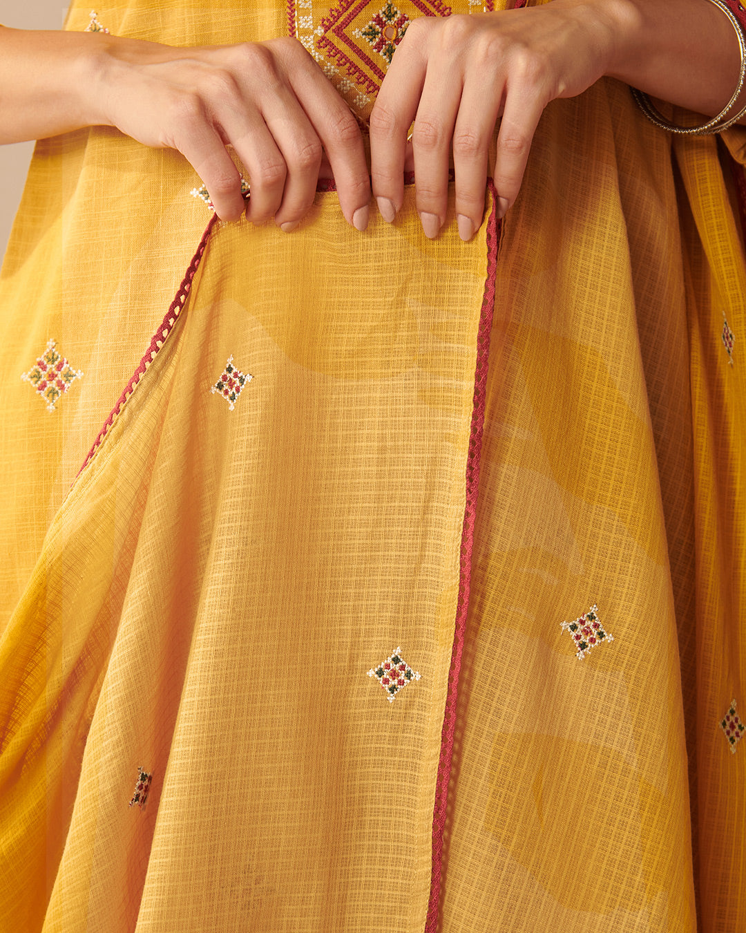 Mehraab Suhana Mustard Dupatta
