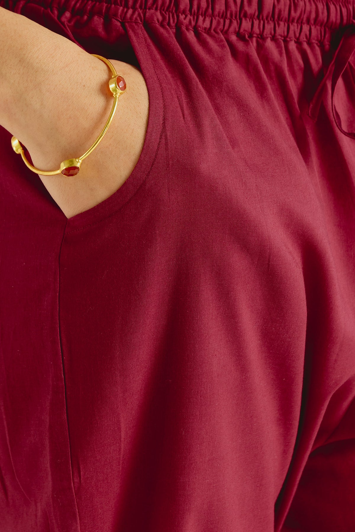 Roza Sehr Brick Red Narrow Pants