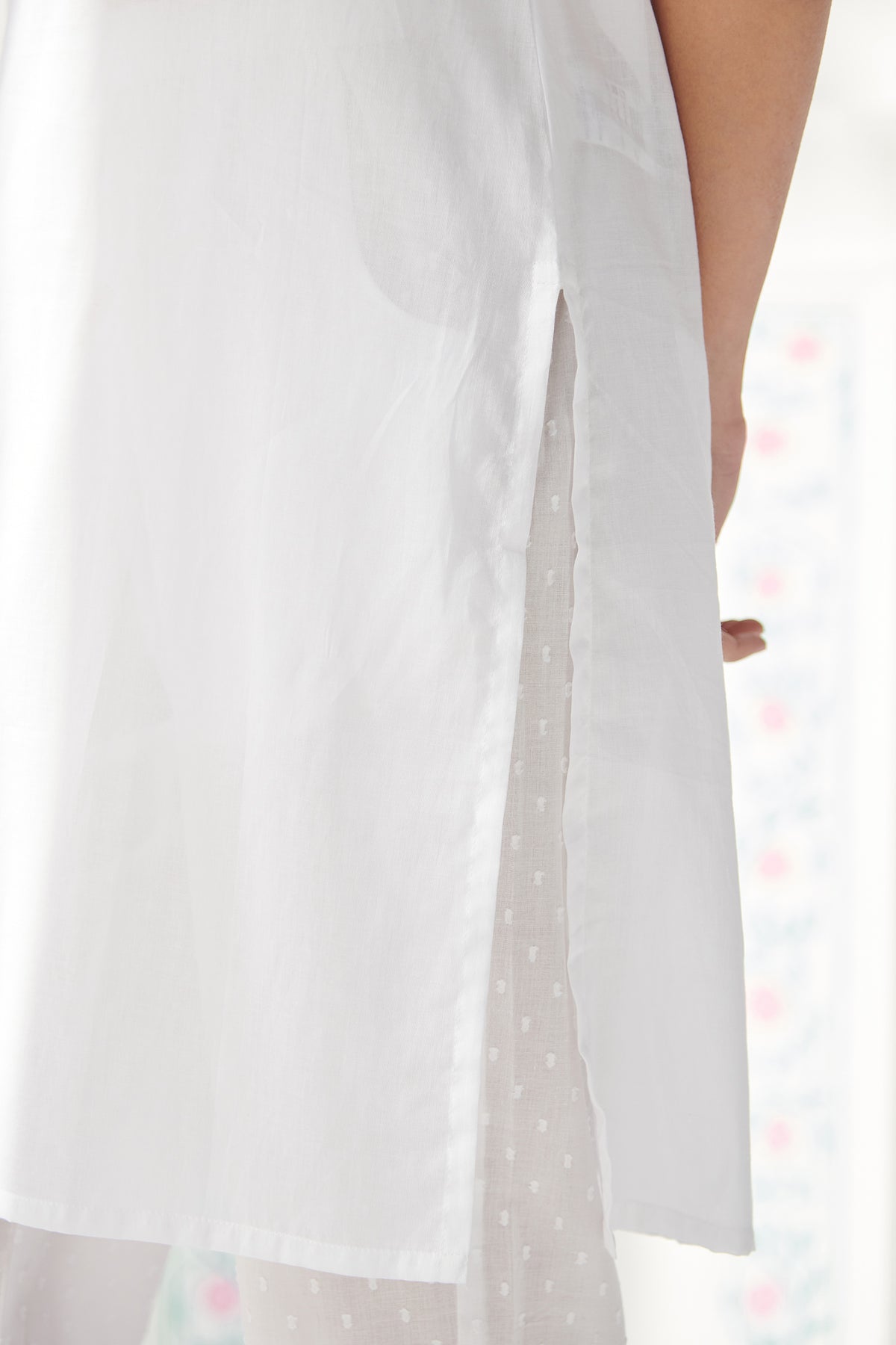 Roza White Slip