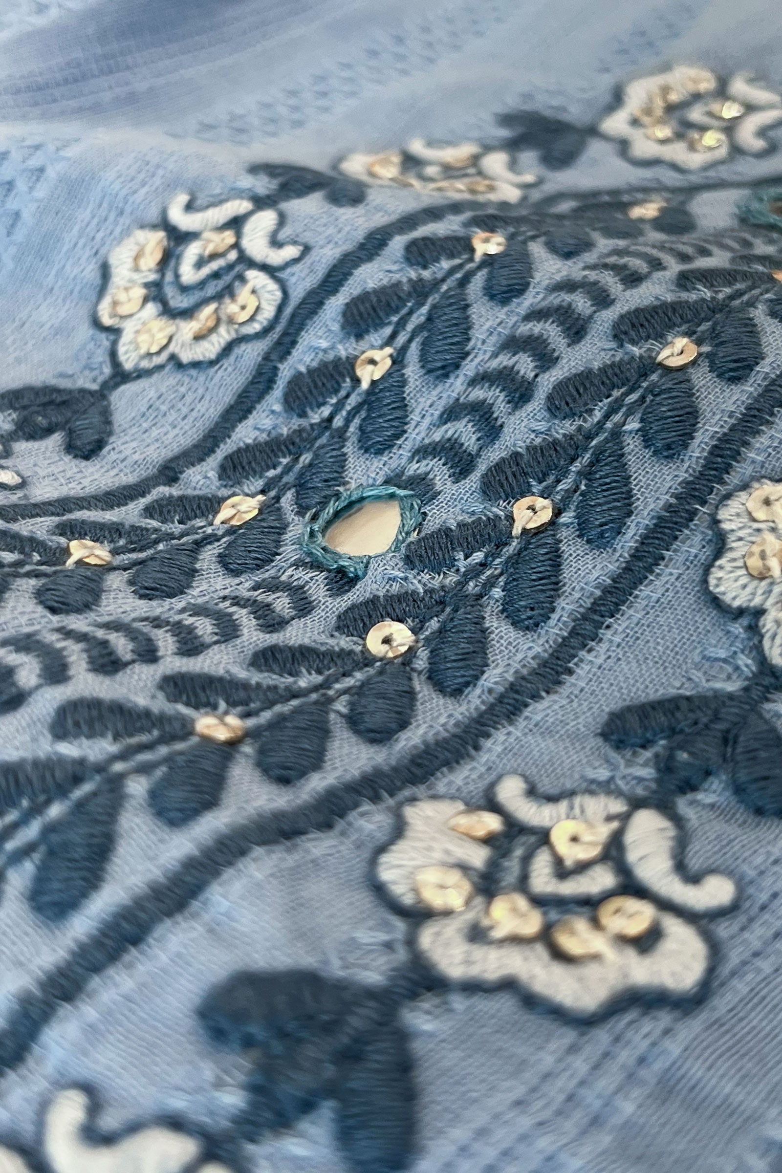 Mehraab Ameera Blue Kurta